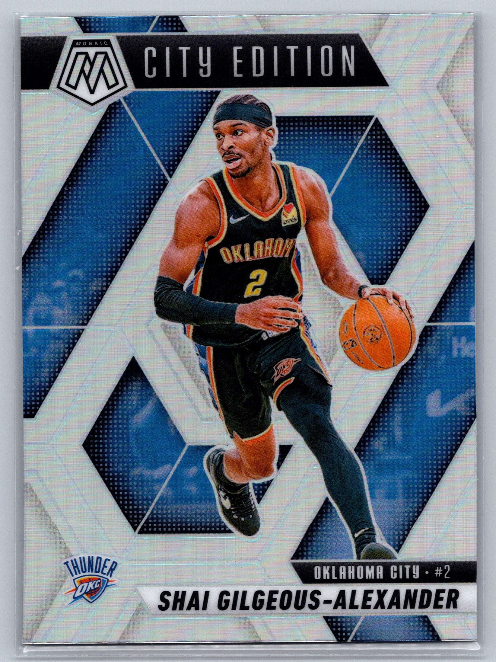 2024 Panini Mosaic Shai Gilgeous-Alexander Silver City Edition #289
