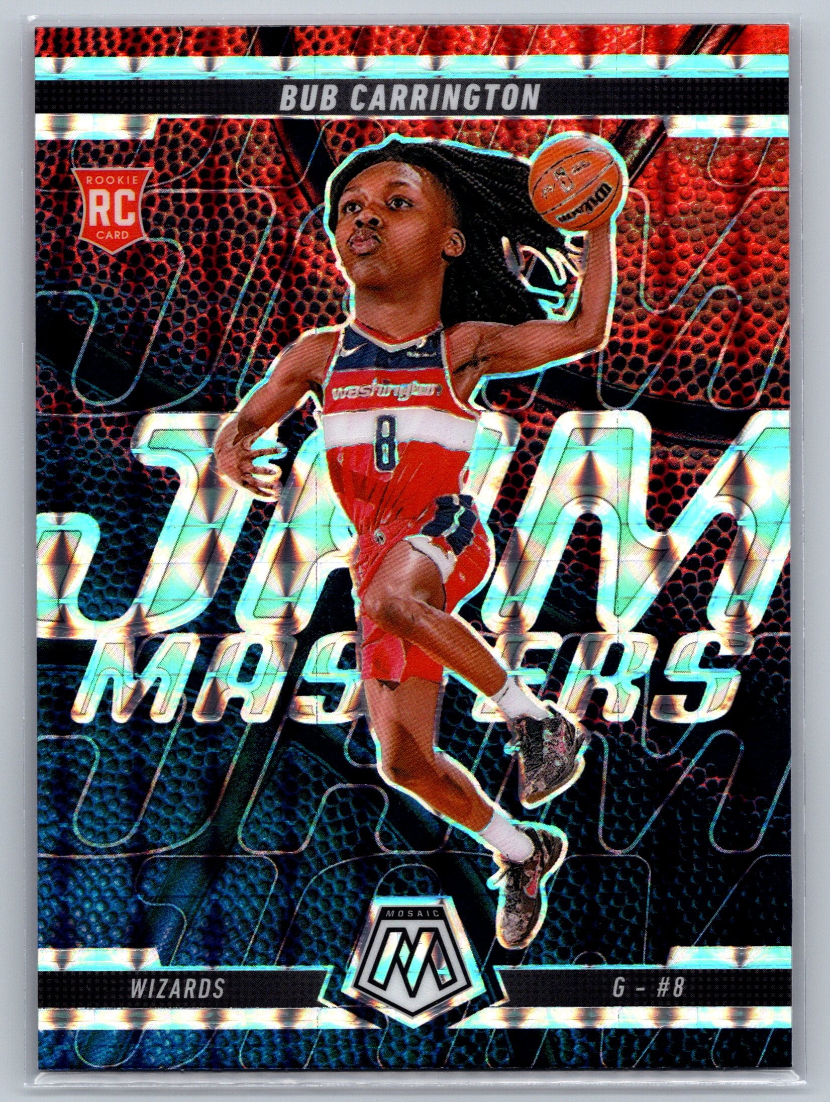 2024 Panini Mosaic Bub Carrington Mosaic Jam Masters Rookie Card #7