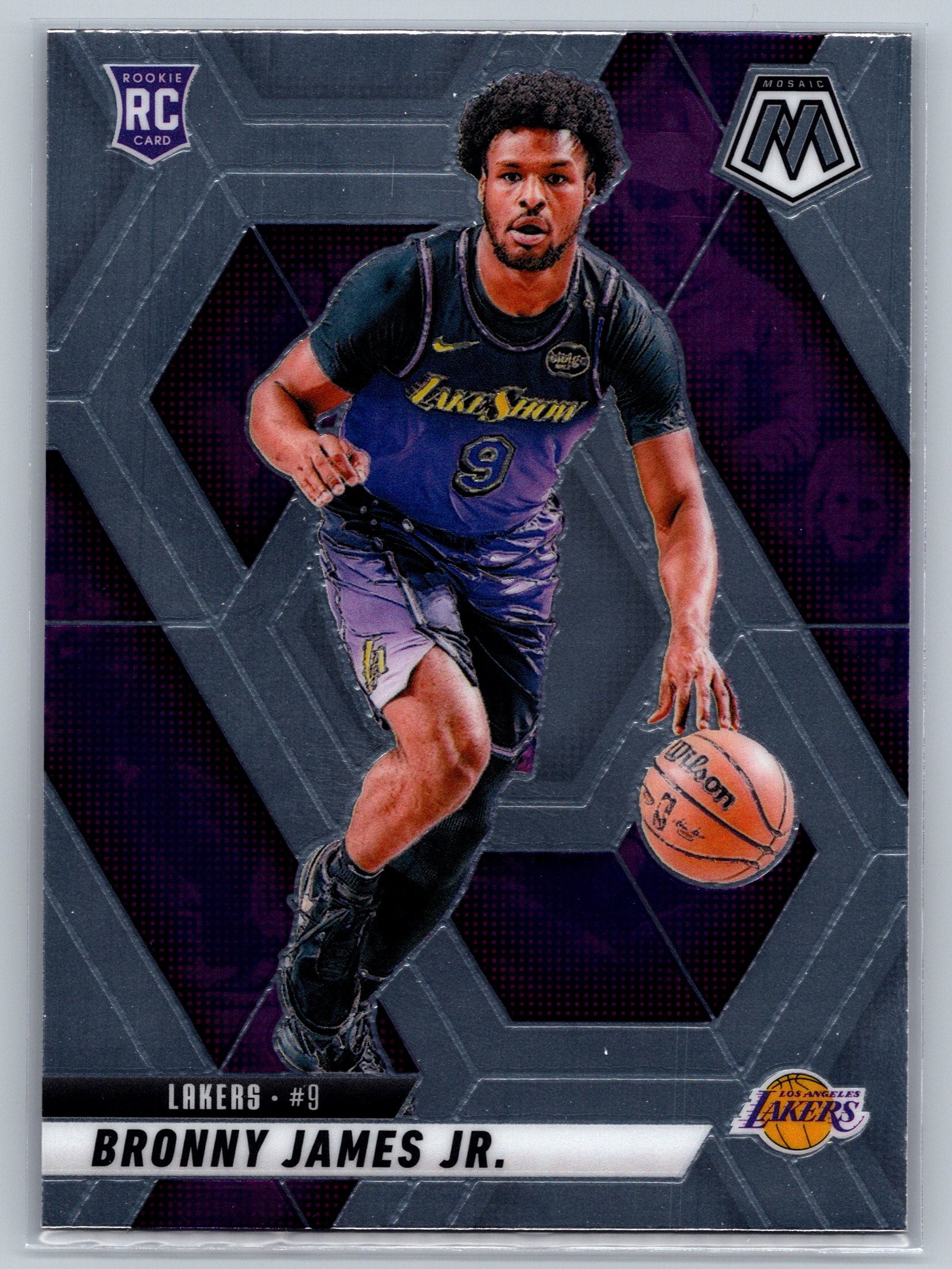 2024 Panini Mosaic Bronny James Rookie Card #214