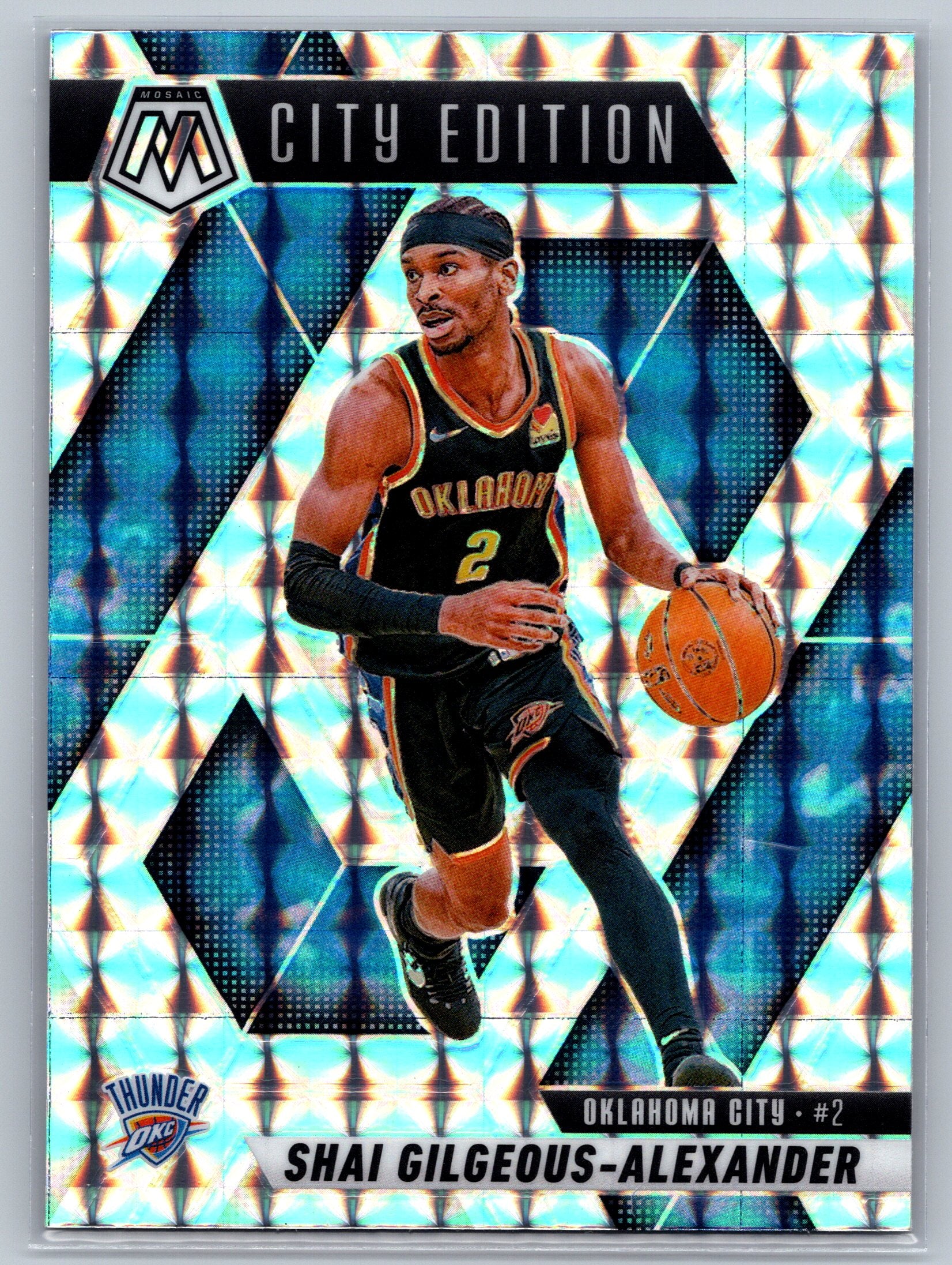 2024 Panini Mosaic Shai Gilgeous-Alexander City Edition Mosaic #289