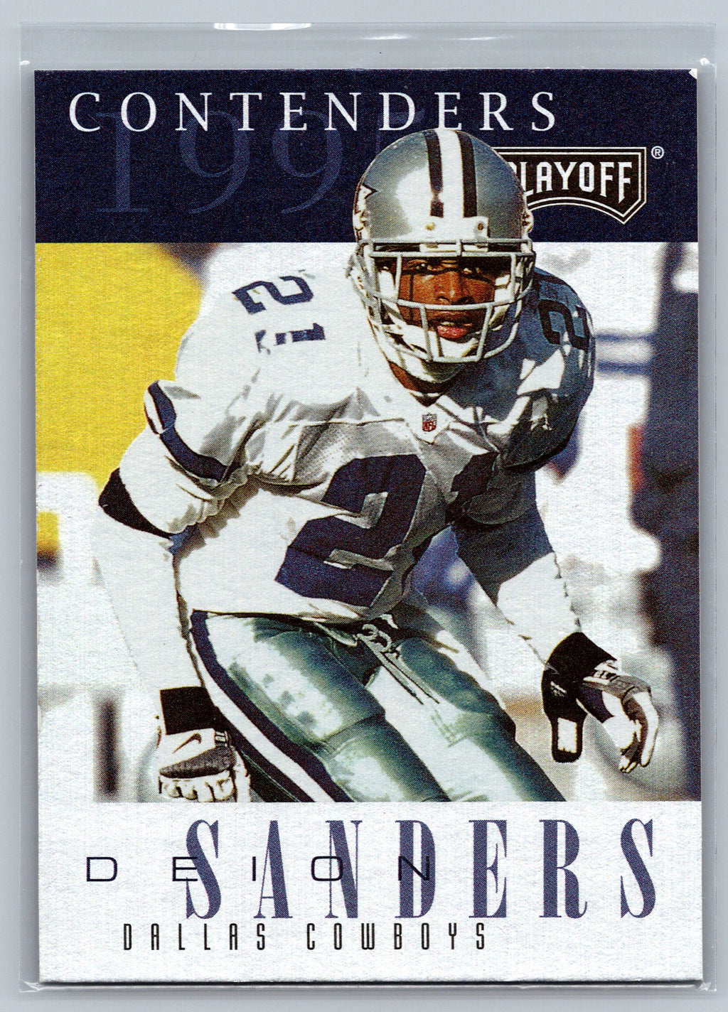 1995 Playoff Contenders Deion Sanders #21