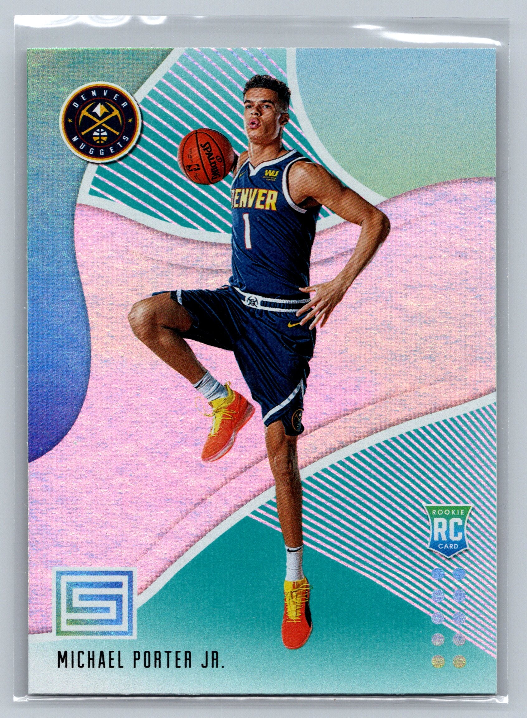 2018 Panini Status Michael Porter Jr. Holo Rookie Card #136