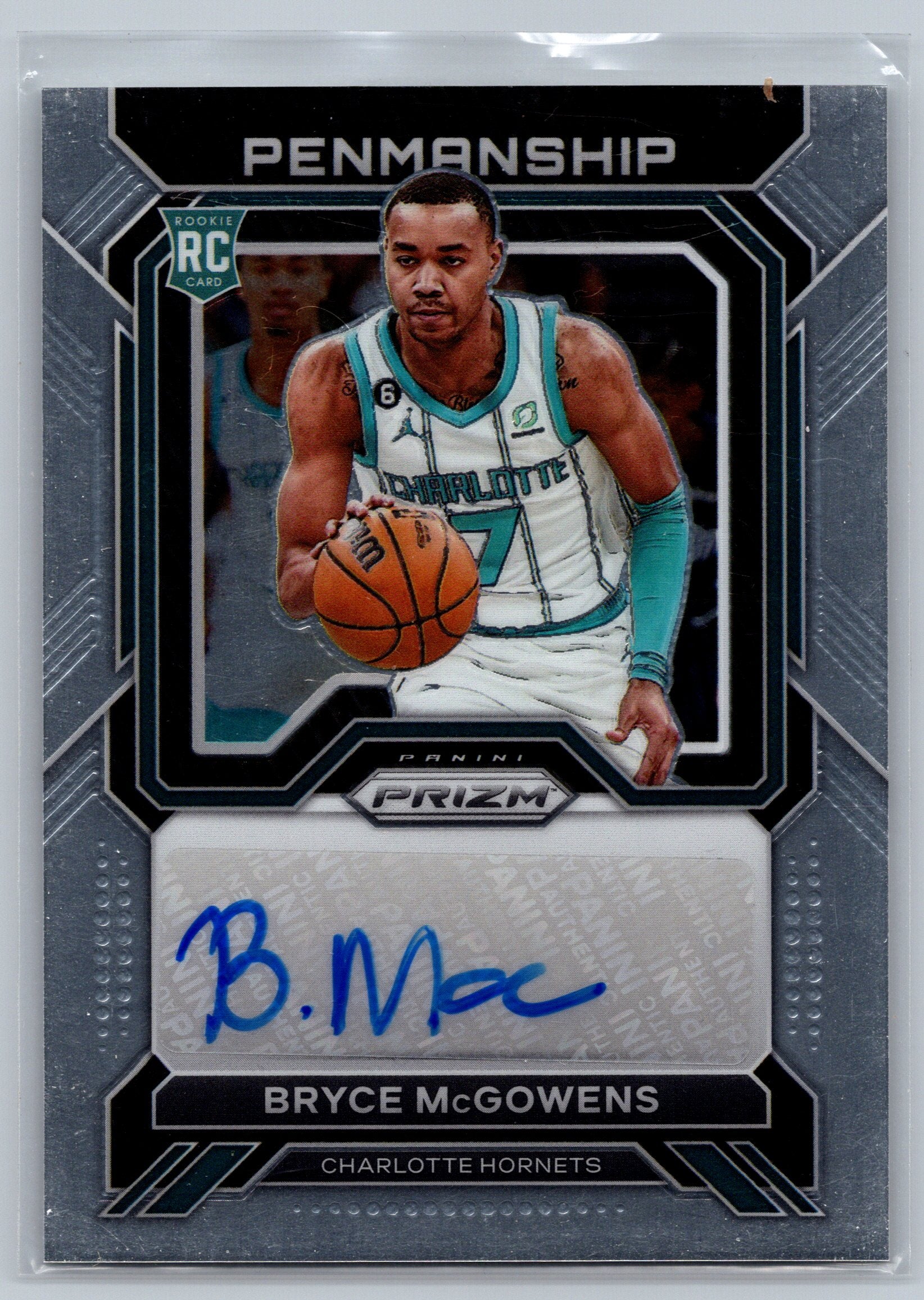 2022 Panini Prizm Bryce McGowens Penmanship Rookie Autograph #RP-BMC