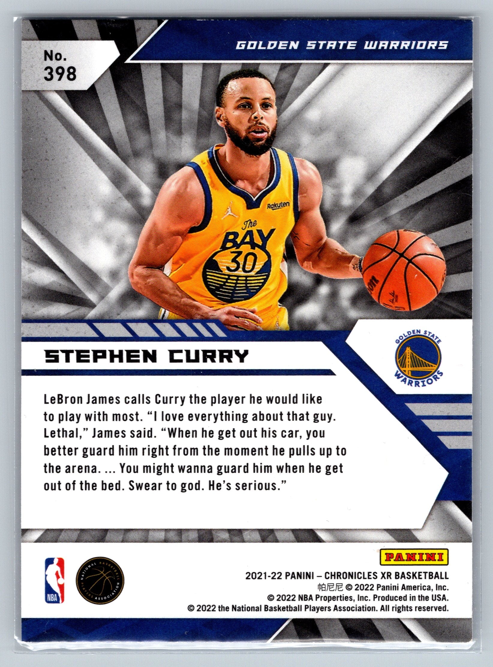 2021 Panini Chronicles Stephen Curry Pink XR #398