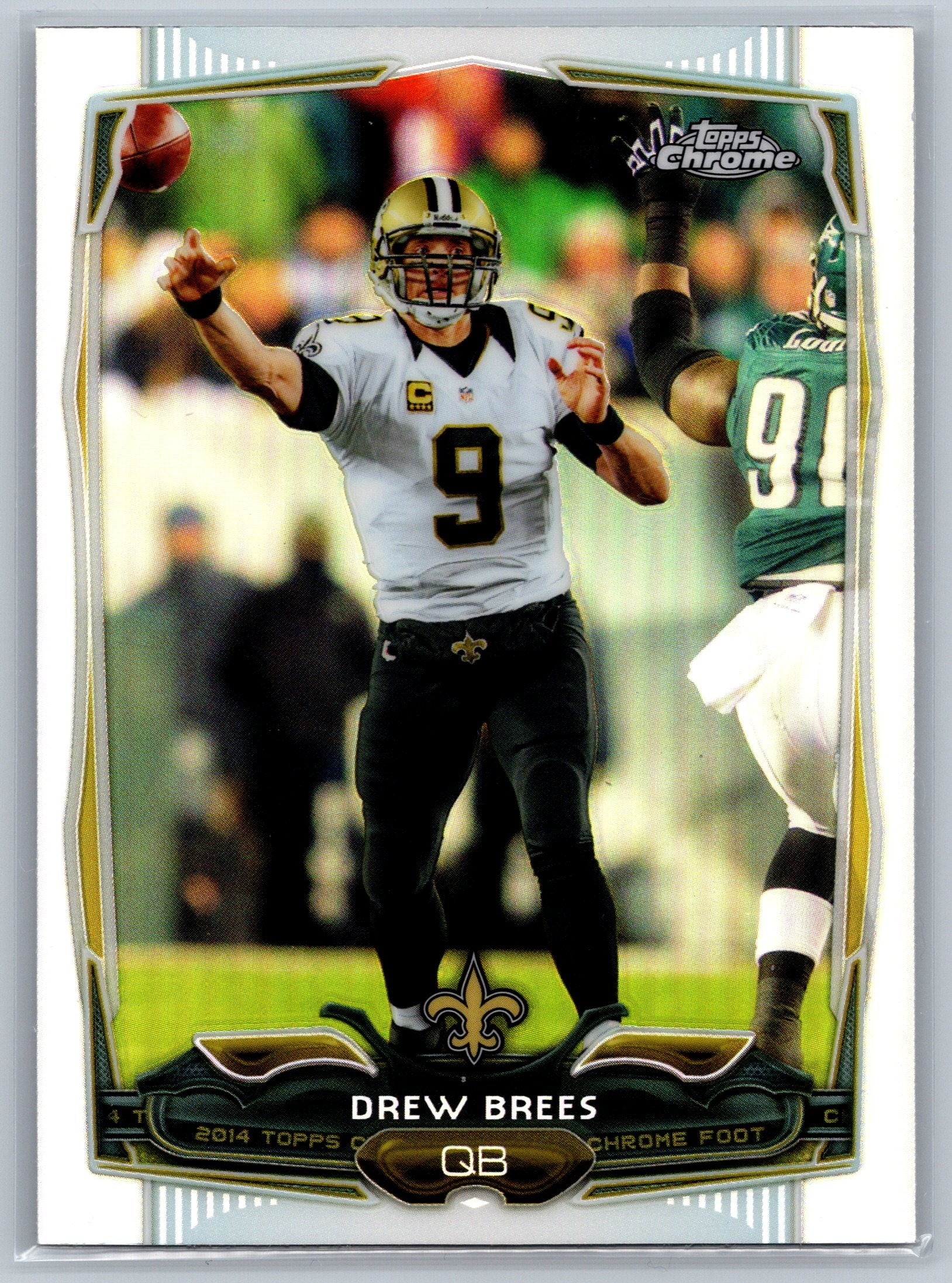 2014 Topps Chrome Drew Brees Refractor #17