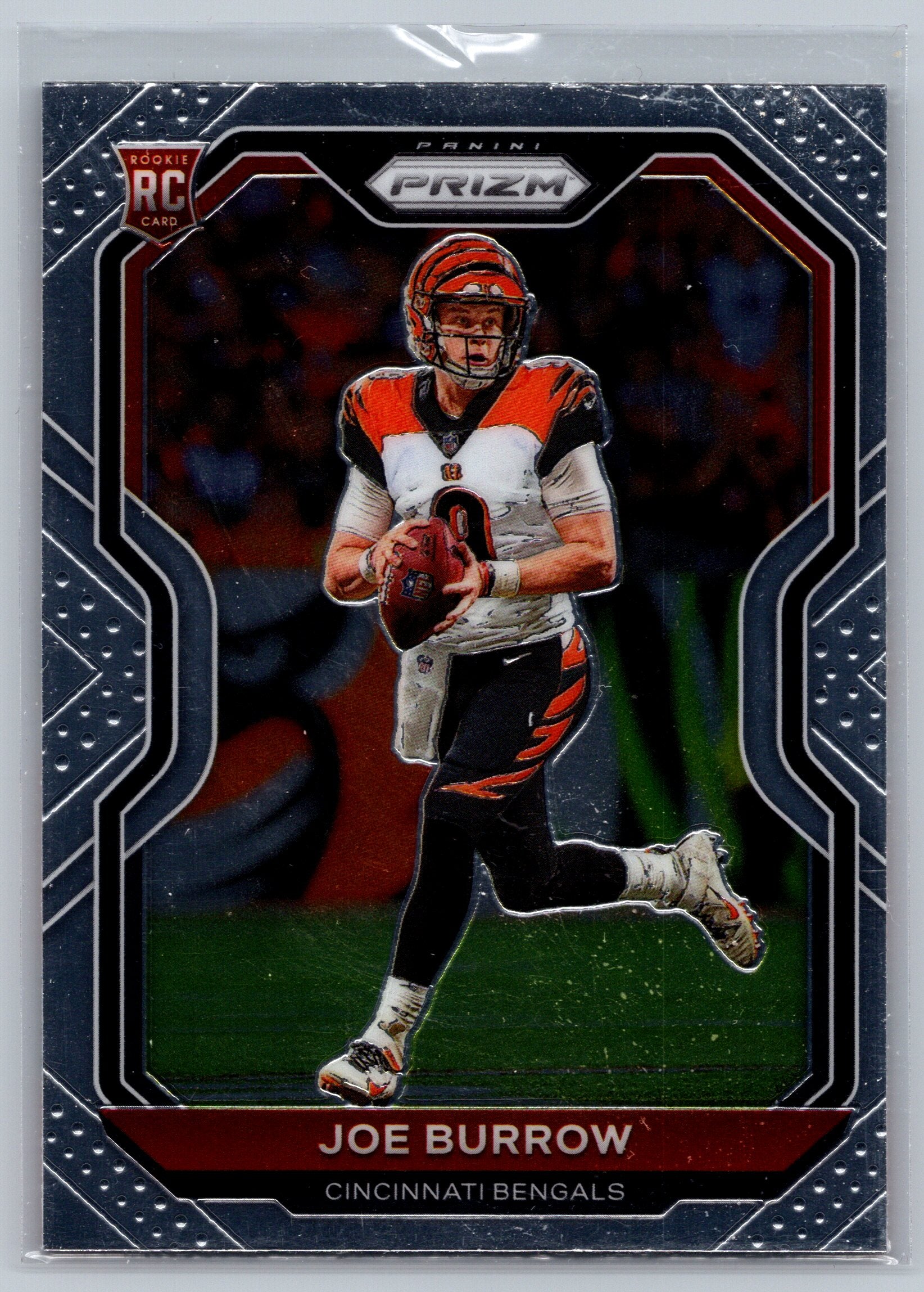 2020 Panini Prizm Joe Burrow Rookie Card #307