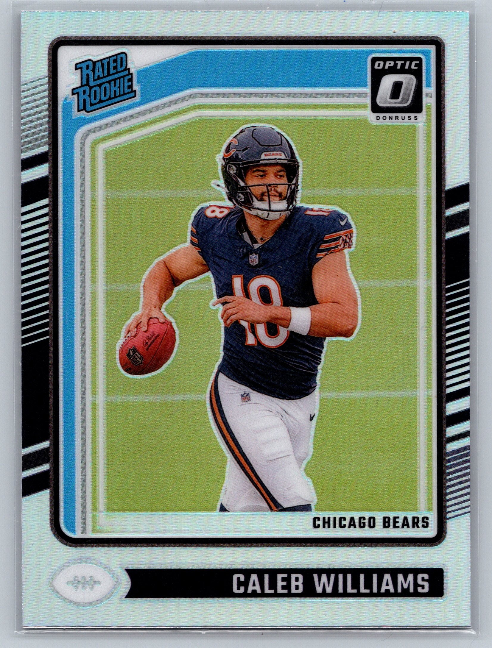 2024 Panini Optic Caleb Williams Holo Rookie Card #201