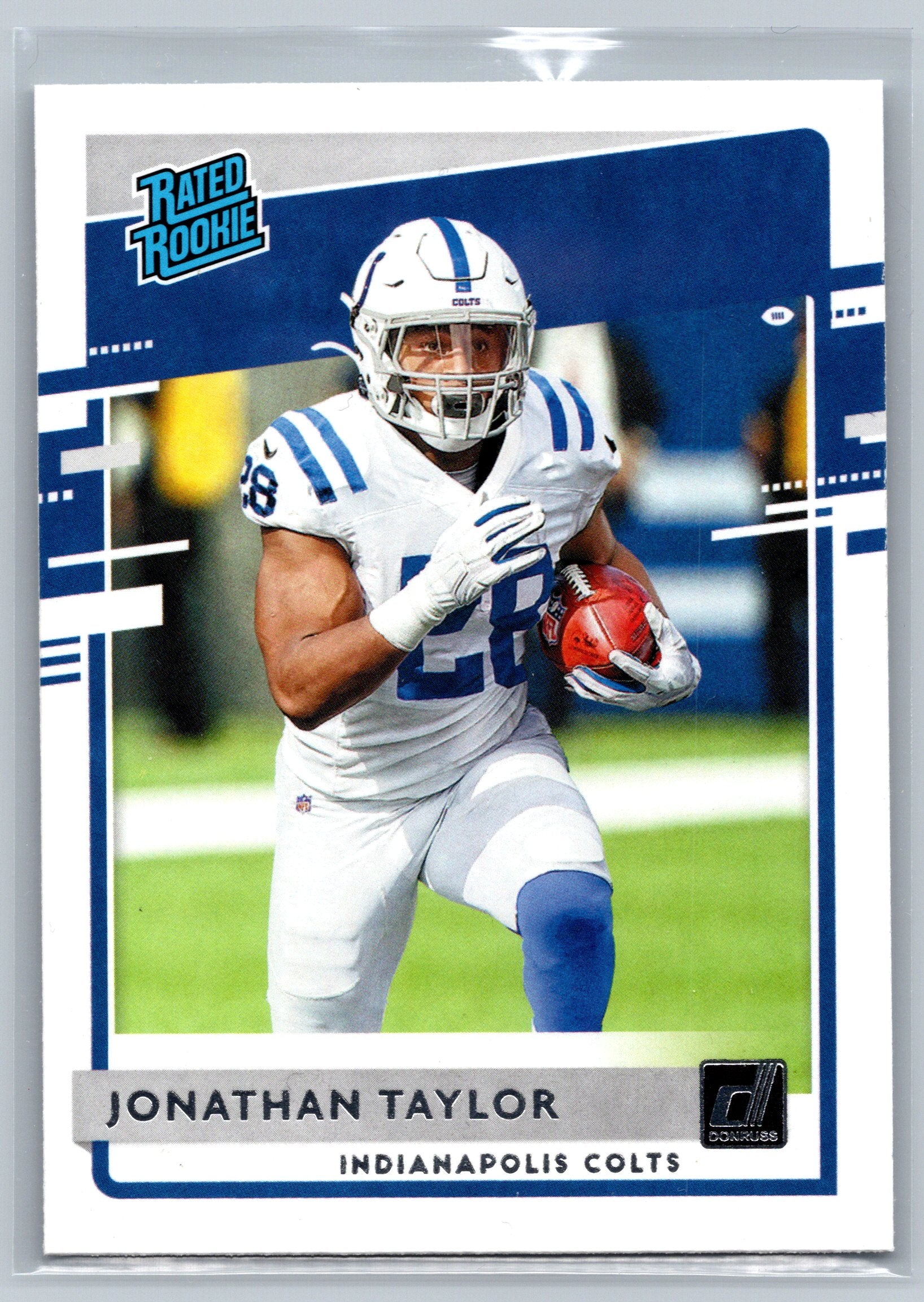 2020 Panini Donruss Jonathan Taylor Rated Rookie Card #317