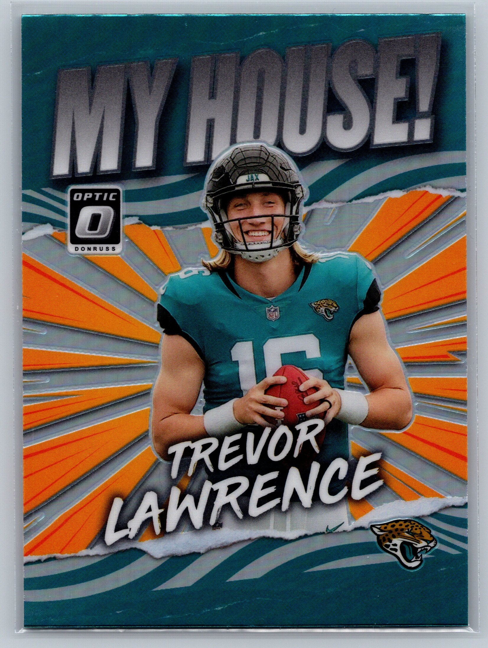 2021 Panini Optic Trevor Lawrence Holo My House Rookie Card #MH-1