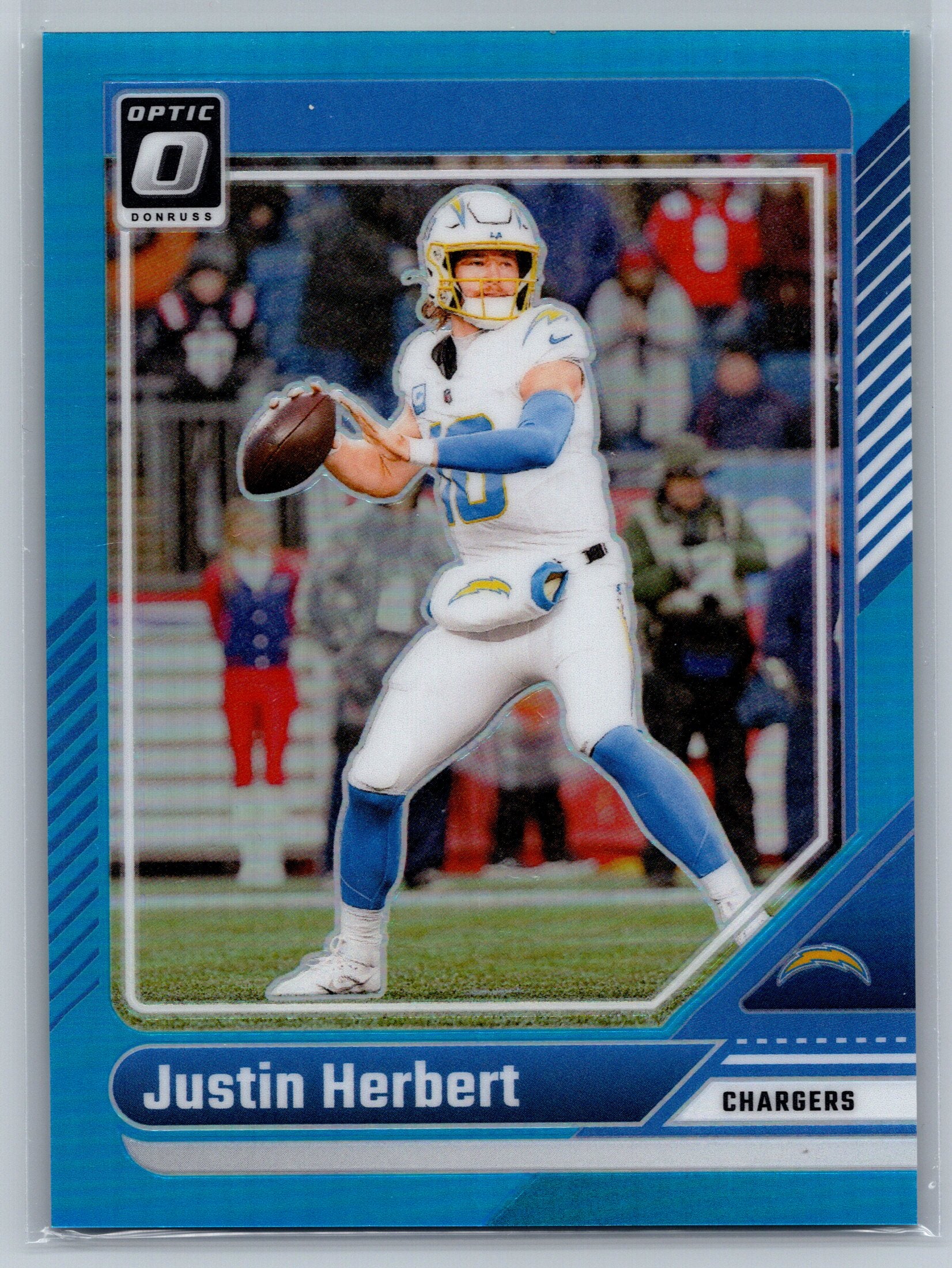 2024 Panini Optic Justin Herbert Light Blue /299 #106