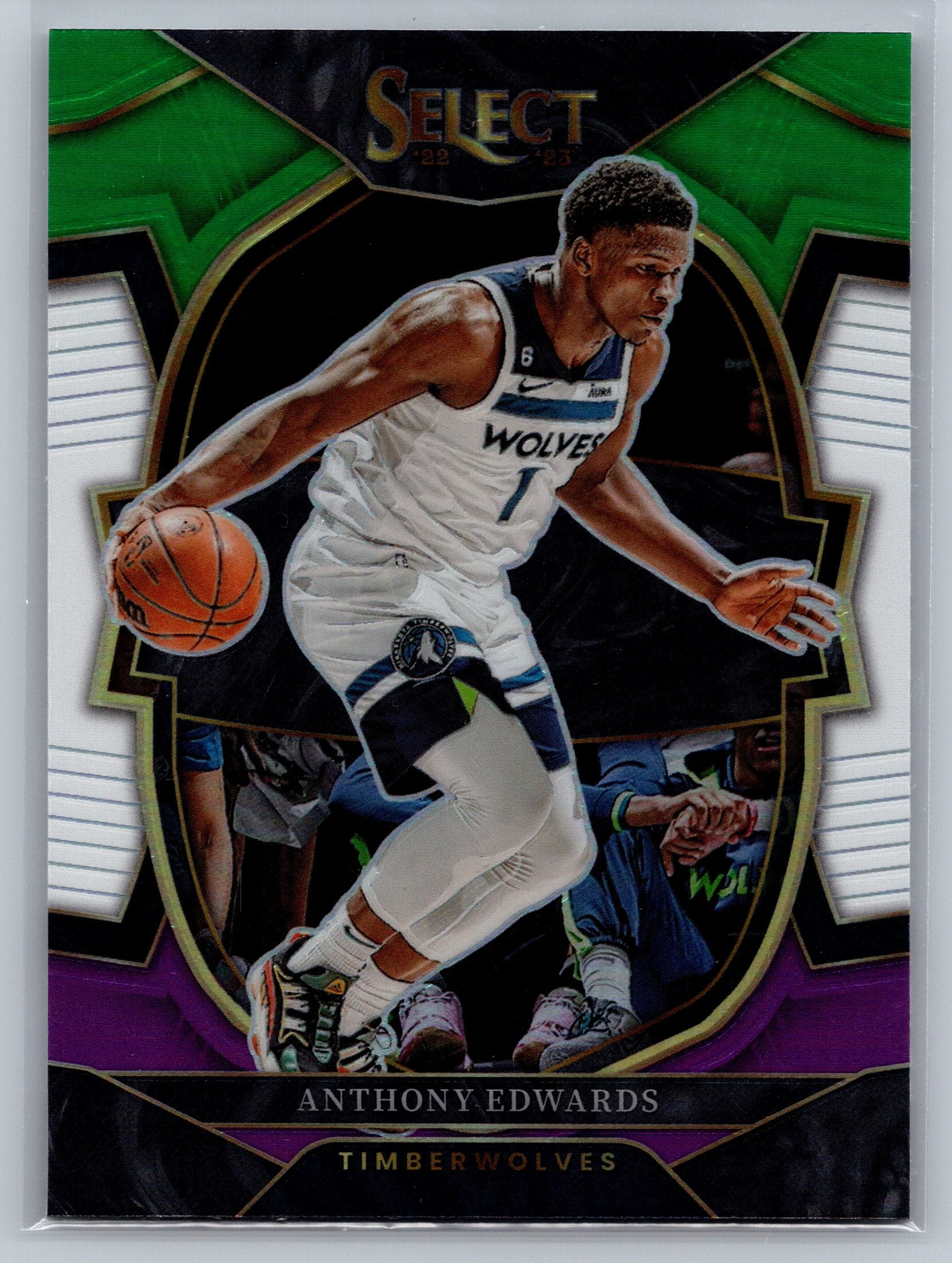 2022 Panin Select Anthony Edwards Tri-Colored Concourse Level #46