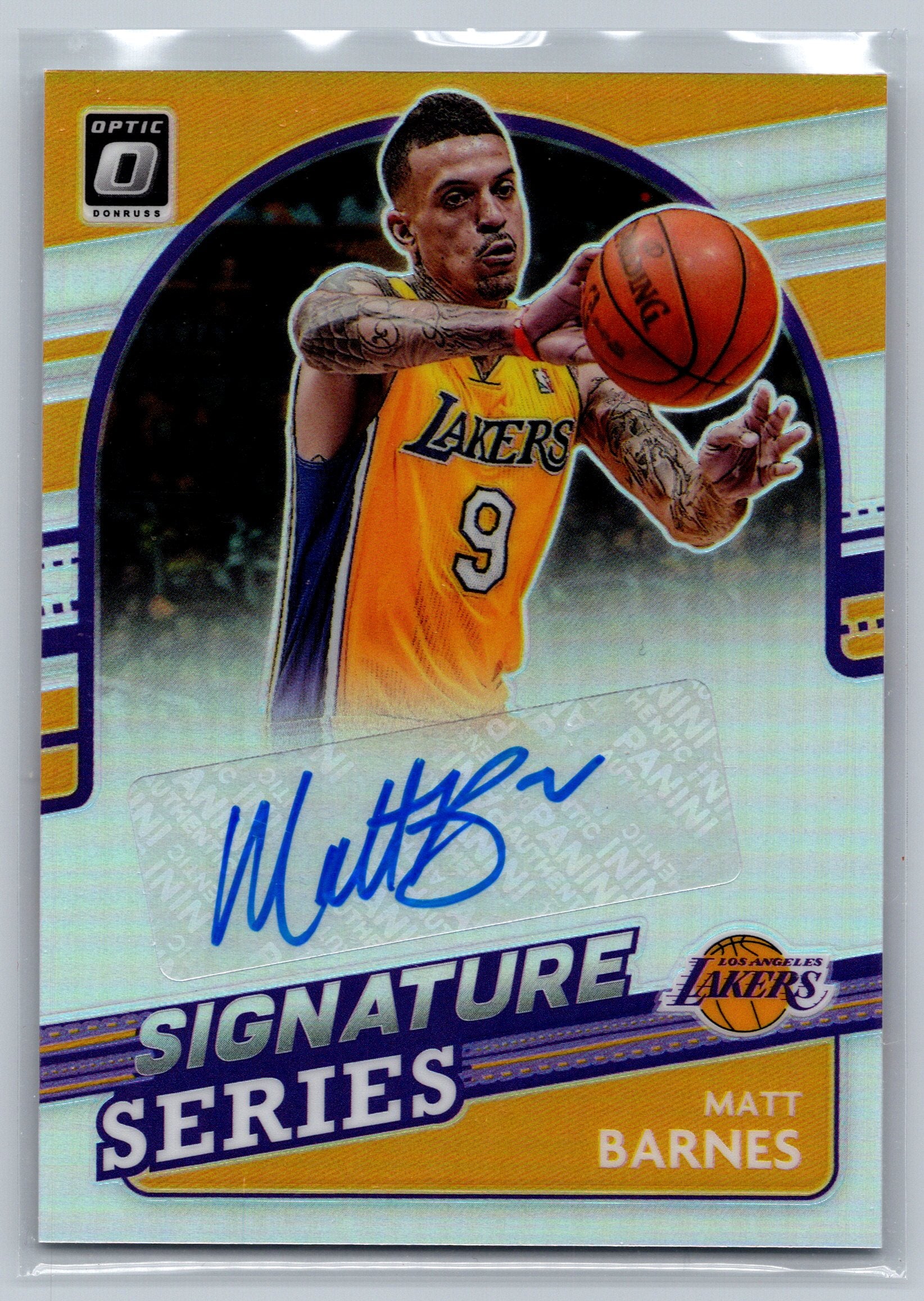 2021 Panini Optic Matt Barnes Signature Series Autograph #SS-MBN