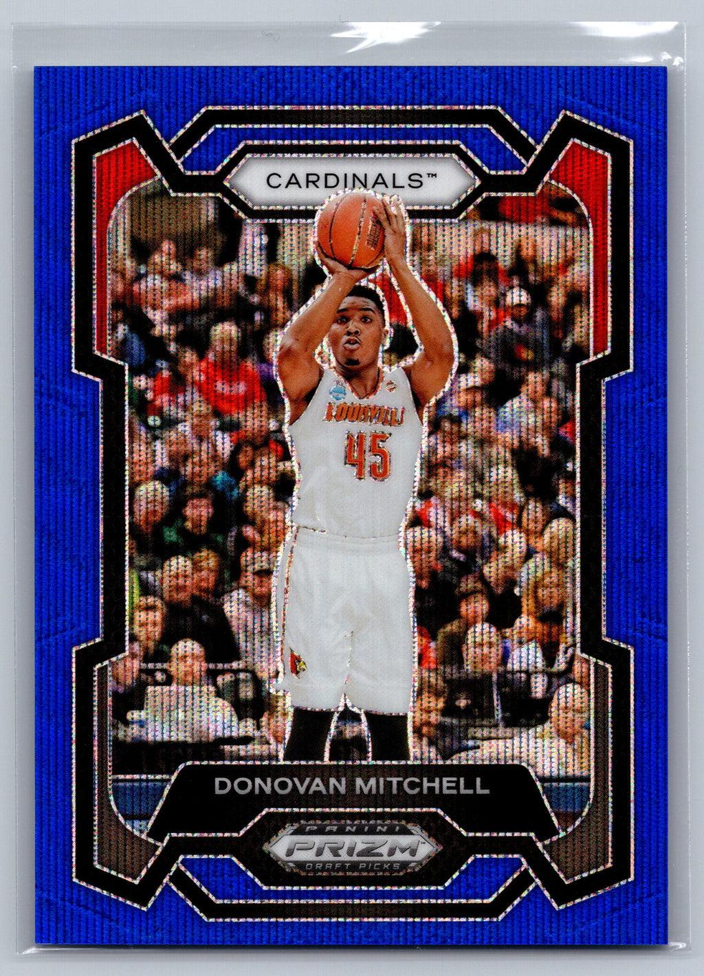 2024 Panini Prizm Draft Picks Donovan Mitchell Blue Wave /249 #75