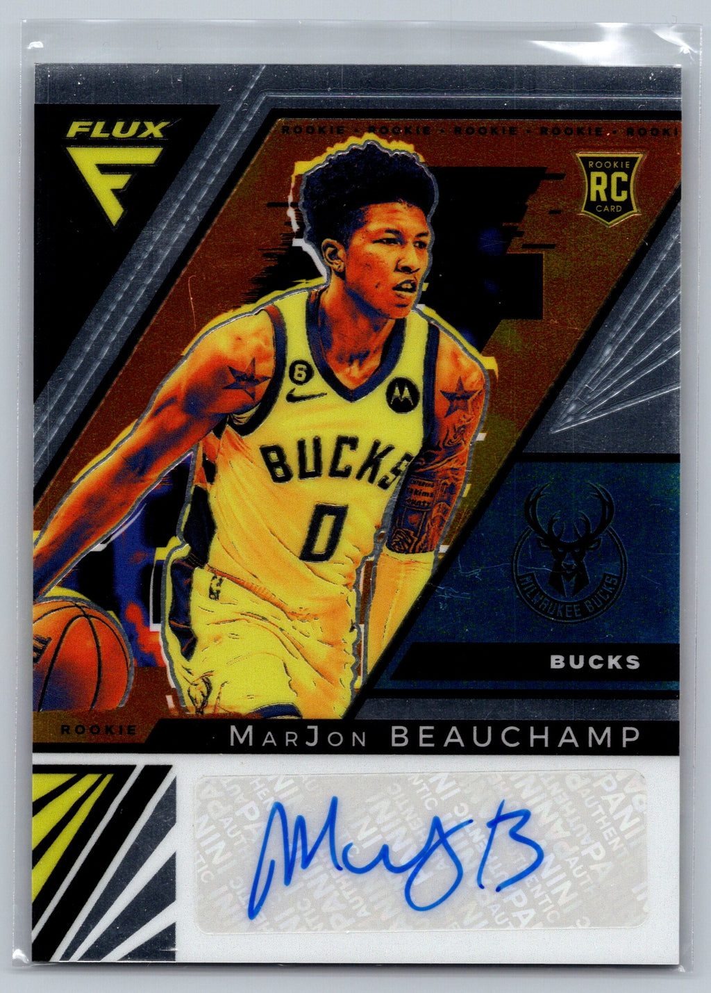 2023 Panini Flux MarJon Beauchamp Rookie Autograph #FRS-MJB