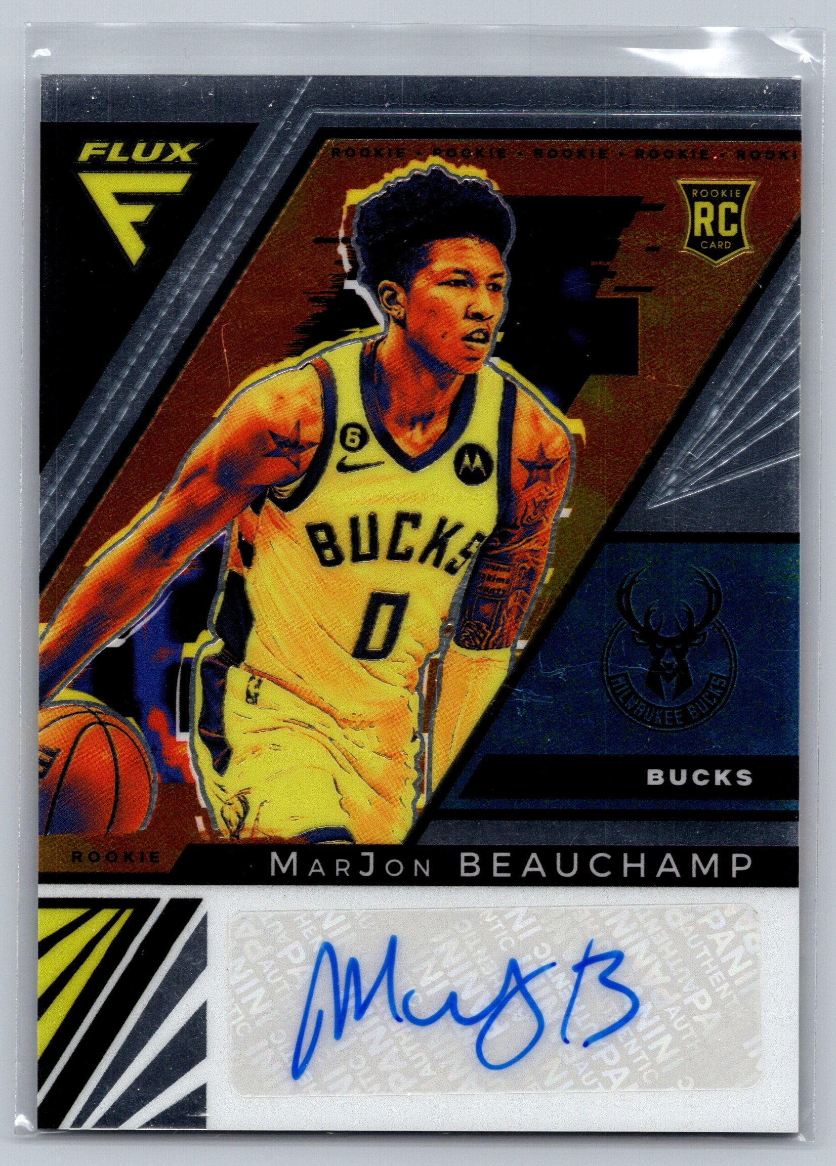 2023 Panini Flux MarJon Beauchamp Rookie Autograph #FRS-MJB