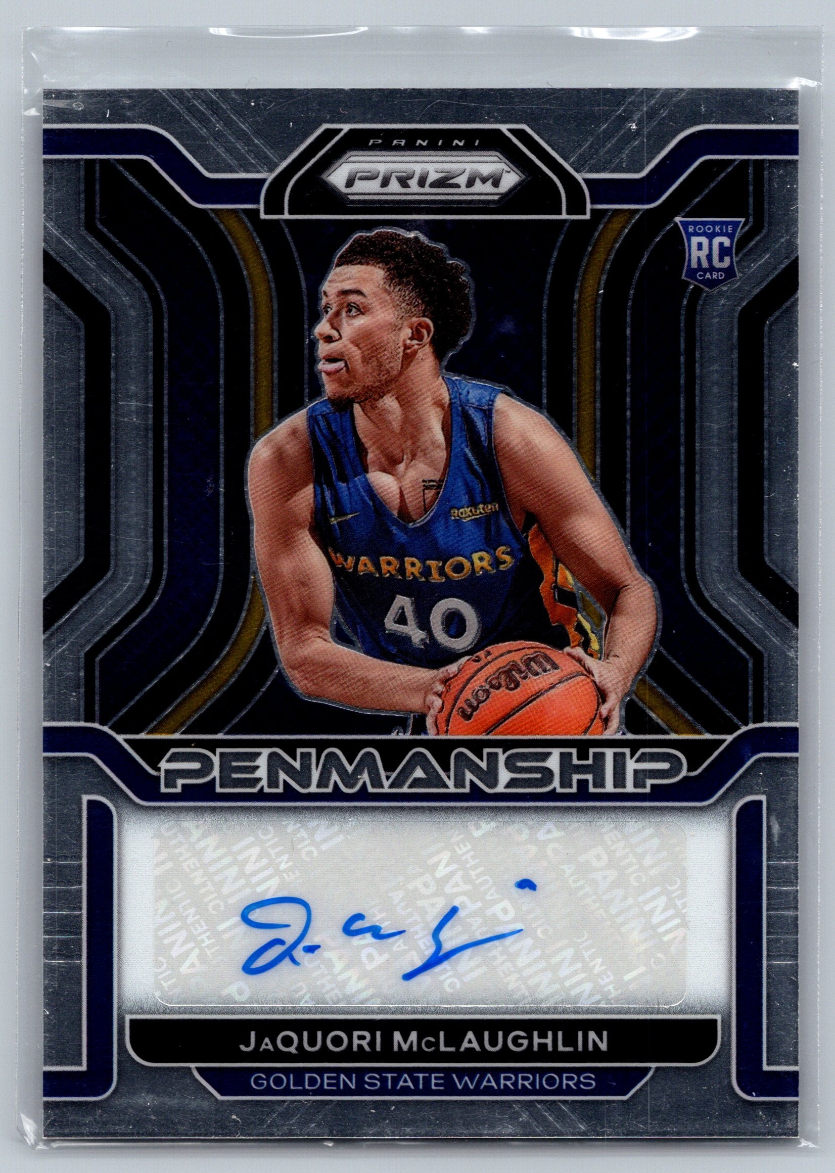2021 Panini Prizm JaQuori McLaughlin Penmanship Rookie Autograph #RP-JAQ