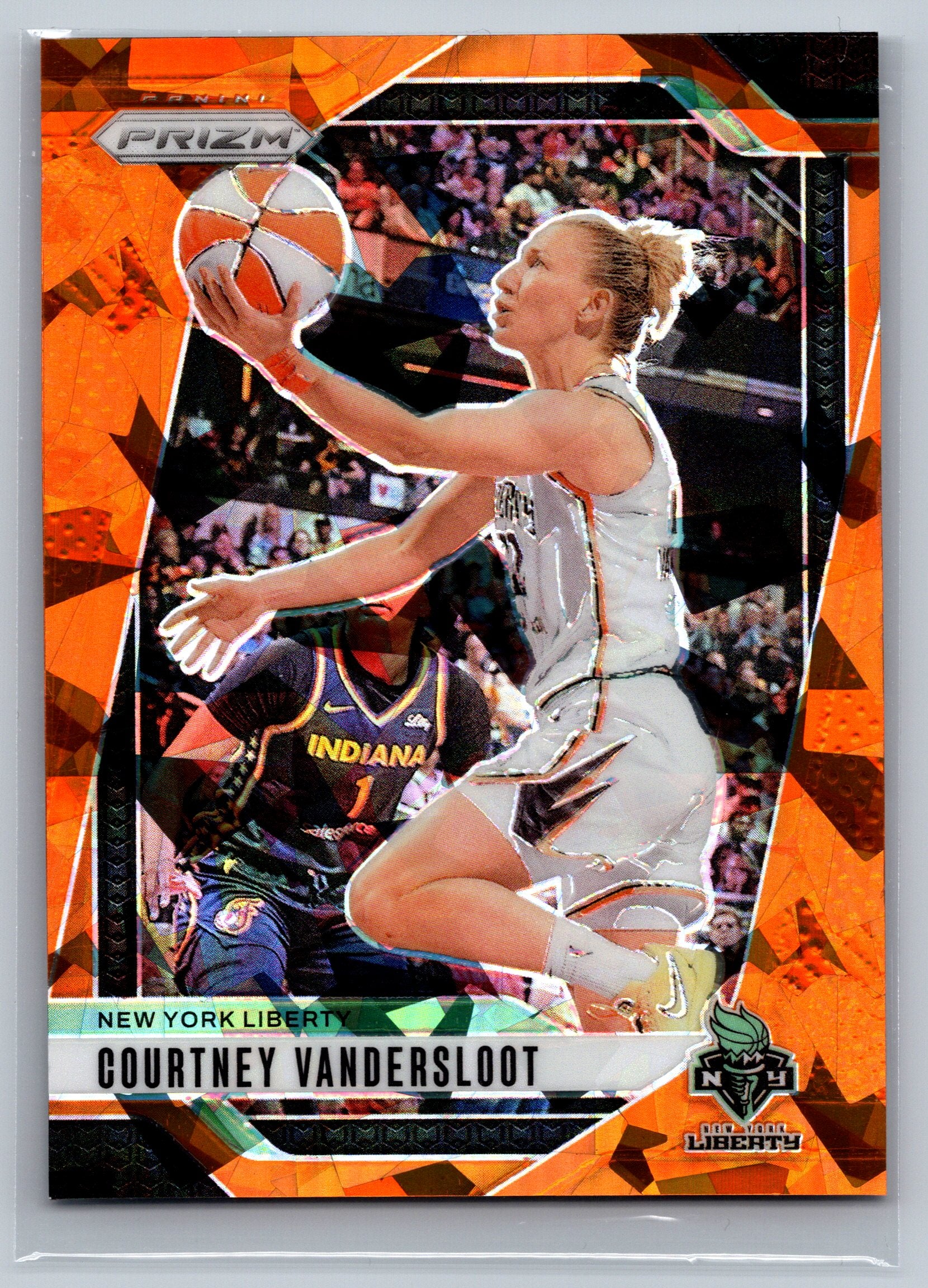 2024 Panini Prizm Courtney Vandersloot Orange Cracked Ice #53