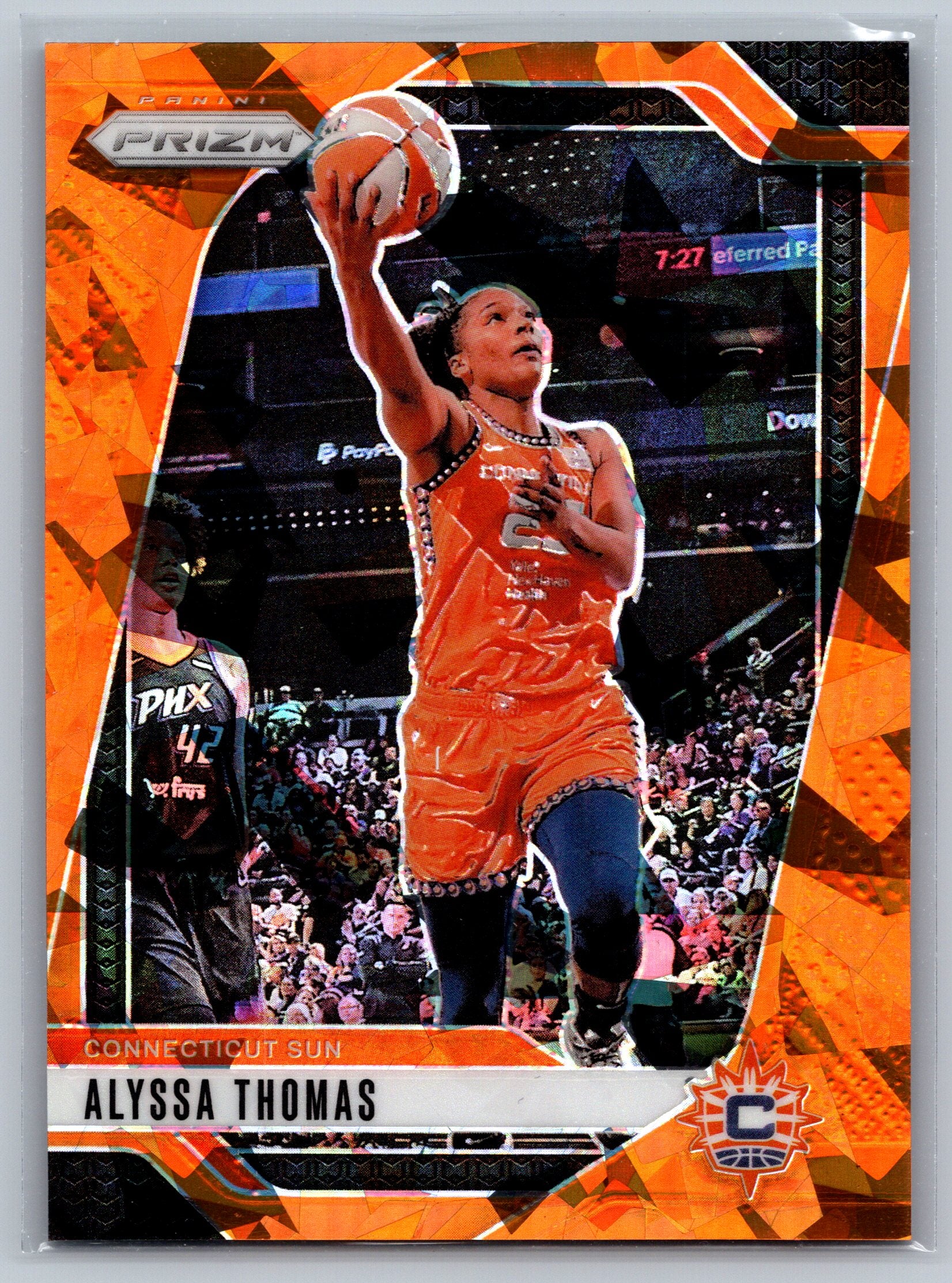2024 Panini Prizm Alyssa Thomas Orange Cracked Ice #44