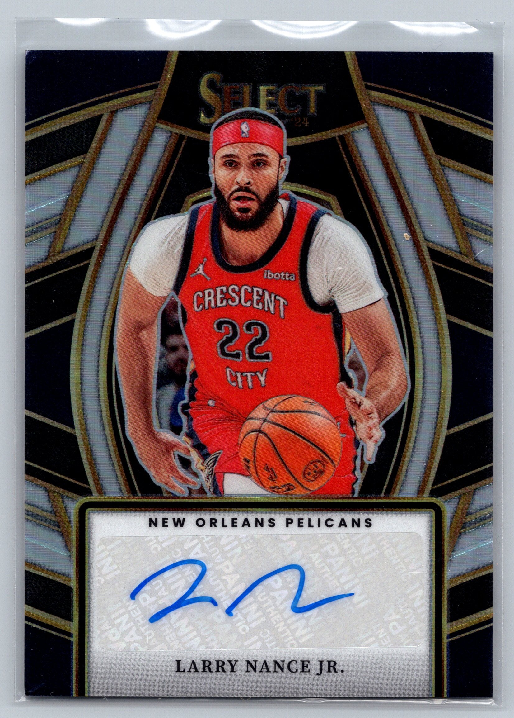 2023 Panini Select Larry Nance Jr. Holo Autograph #SSS-LNJ