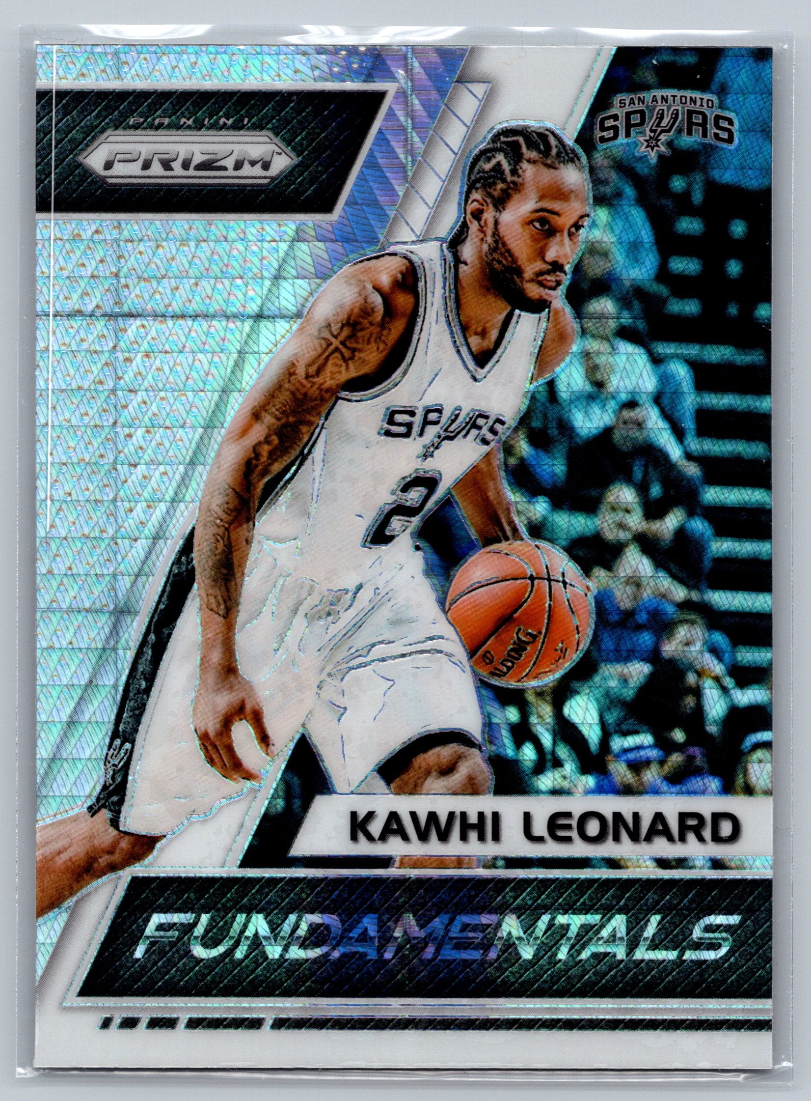2017 Panini Prizm Kawhi Leonard Silver Fundamentals #37