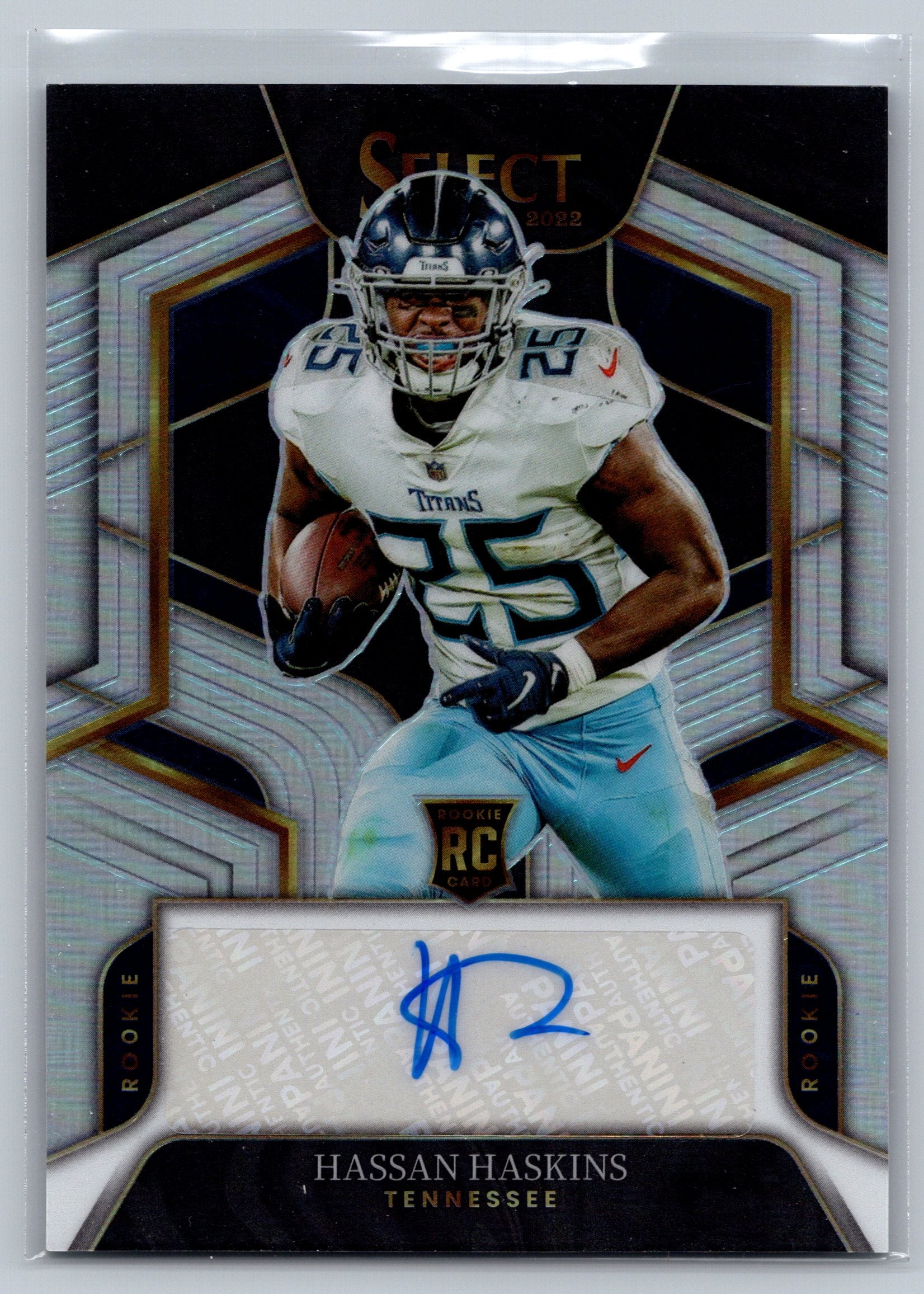 2022 Panini Select Hassan Haskins Holo Rookie Auto /199 #RS-HH