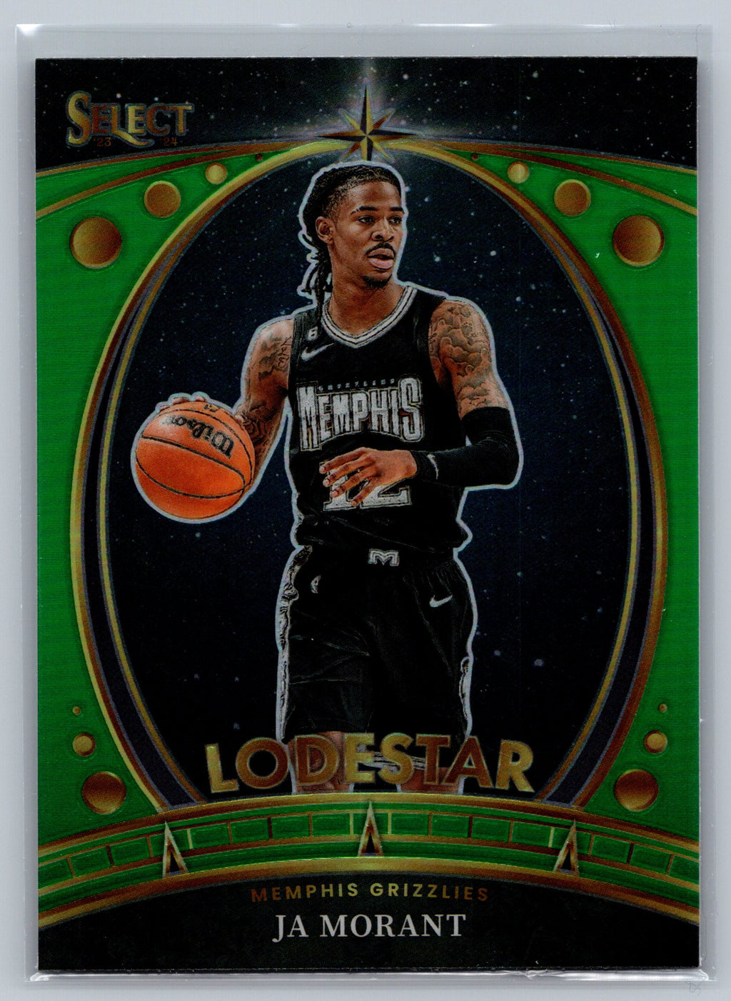 2023 Panini Select Ja Morant Green Lodestar #10