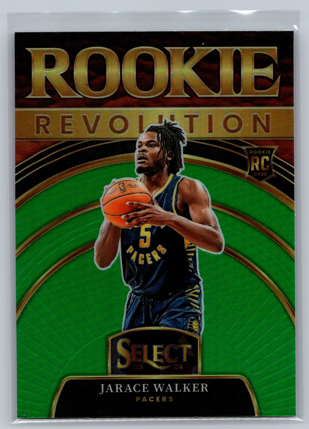 2023 Panini Select Jarace Walker Green Rookie Revolution #10