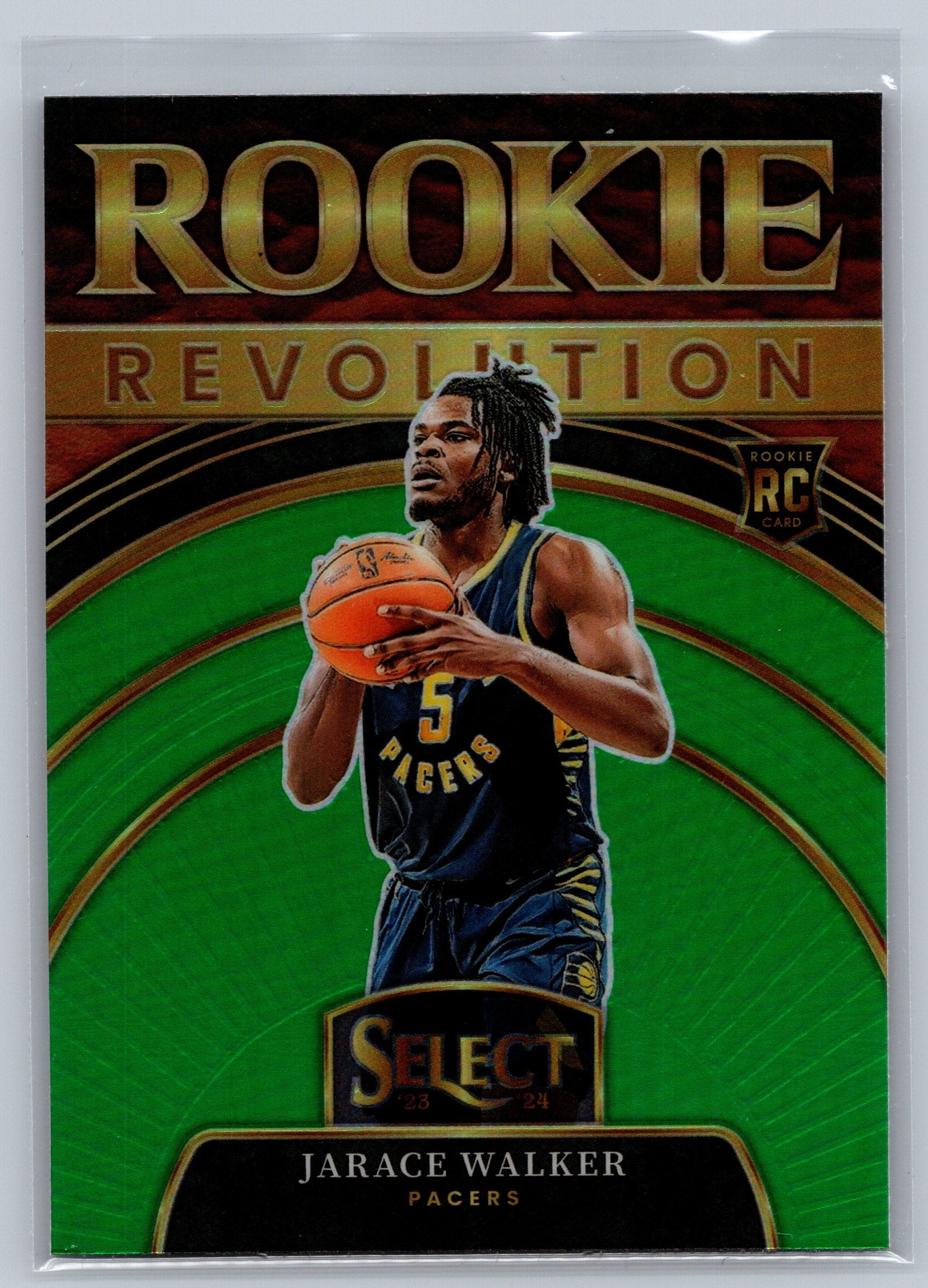 2023 Panini Select Jarace Walker Green Rookie Revolution #10