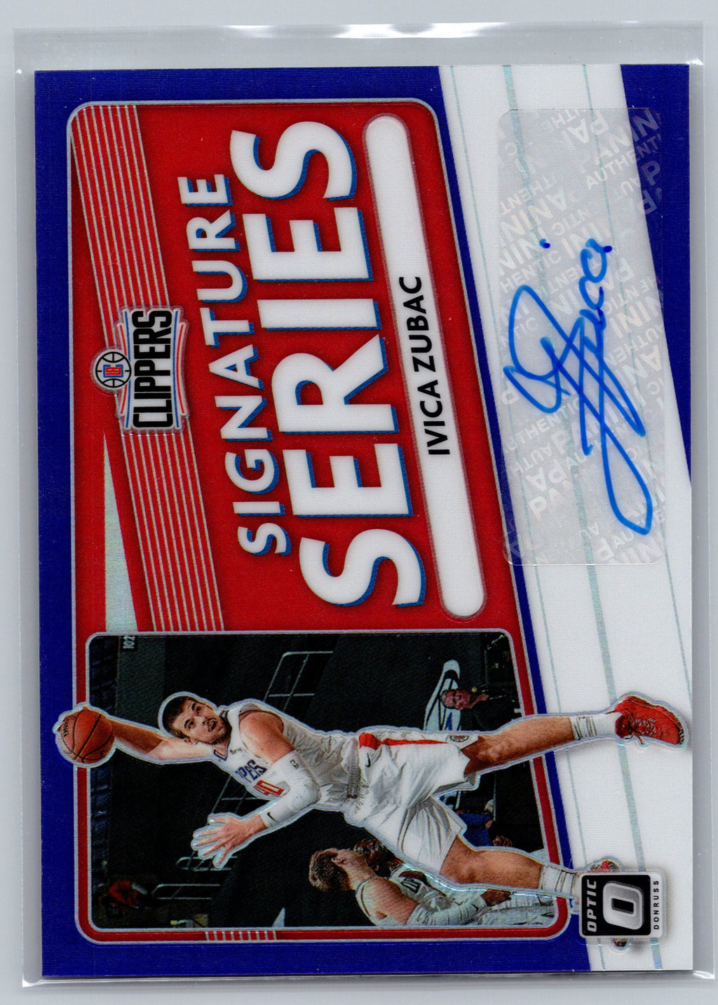 2020 Panini Optic Ivica Zubac Signature Series Autograph #SS-IVZ