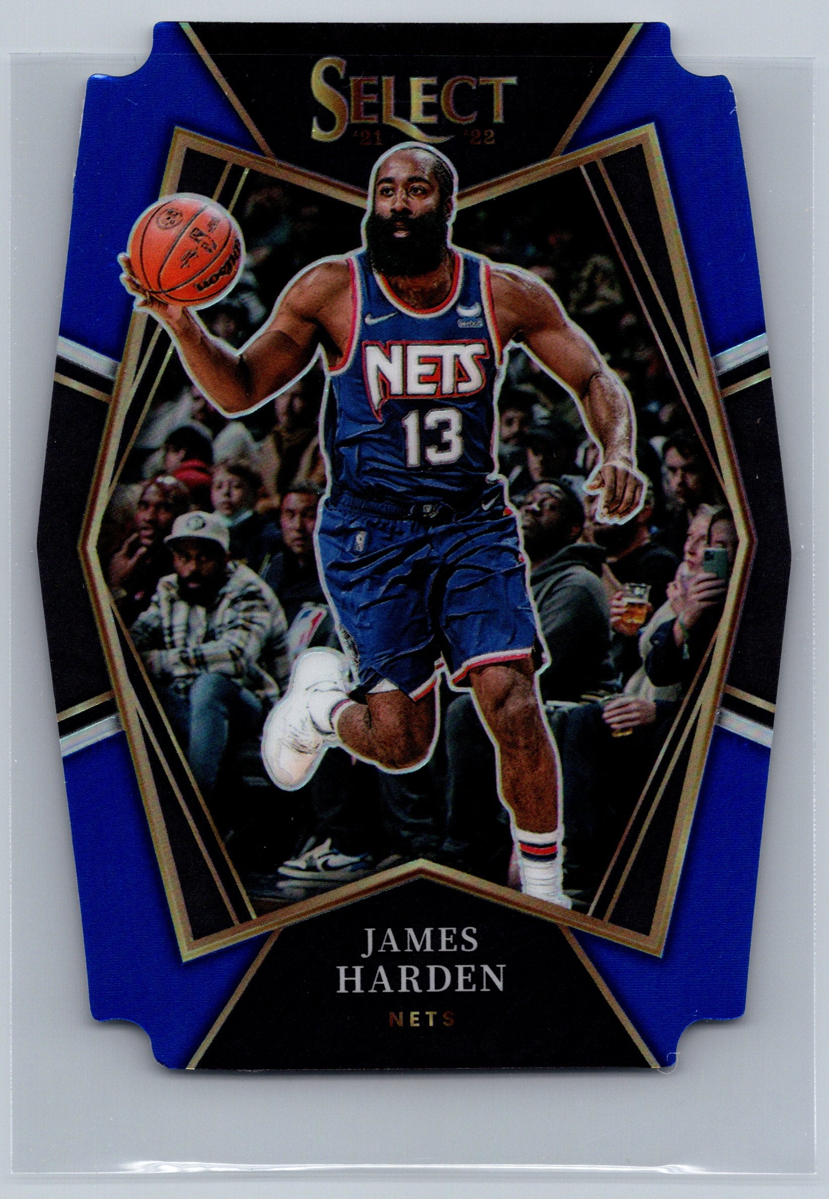 2021 Panini Select James Harden Blue Die-Cut Premier Level /249 #132