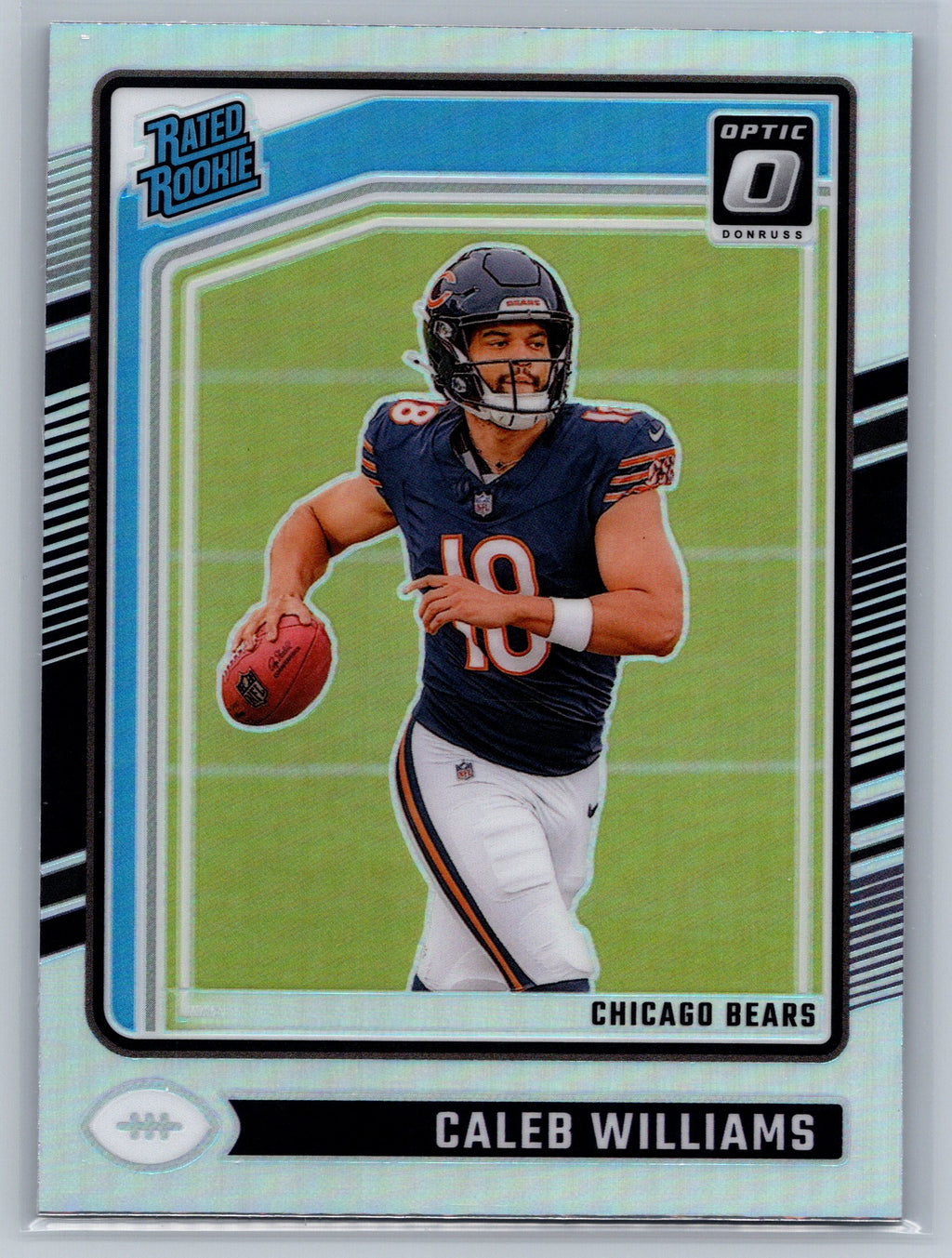 2024 Panini Optic Caleb Williams Holo Rookie Card #201