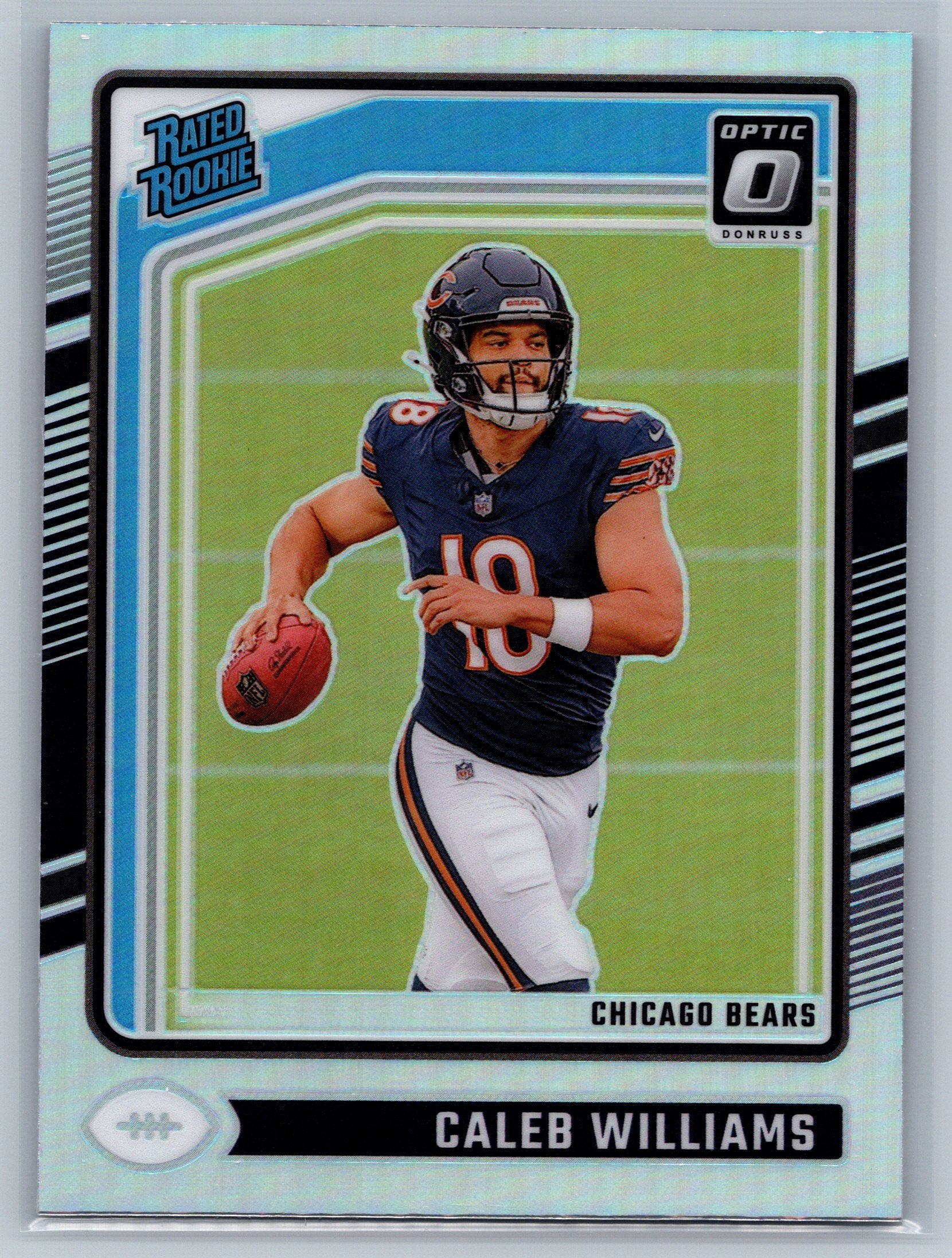 2024 Panini Optic Caleb Williams Holo Rookie Card #201