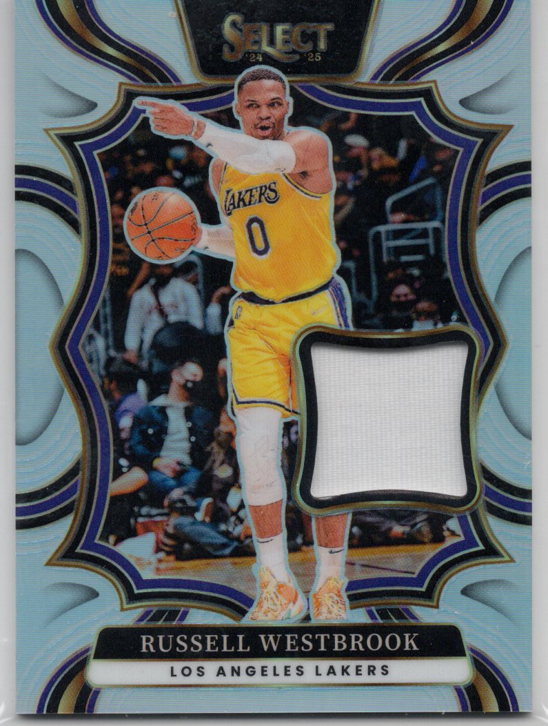 2024 Panini Select Russell Westbrook Silver Game-Worn Patch Card #TM-RUS