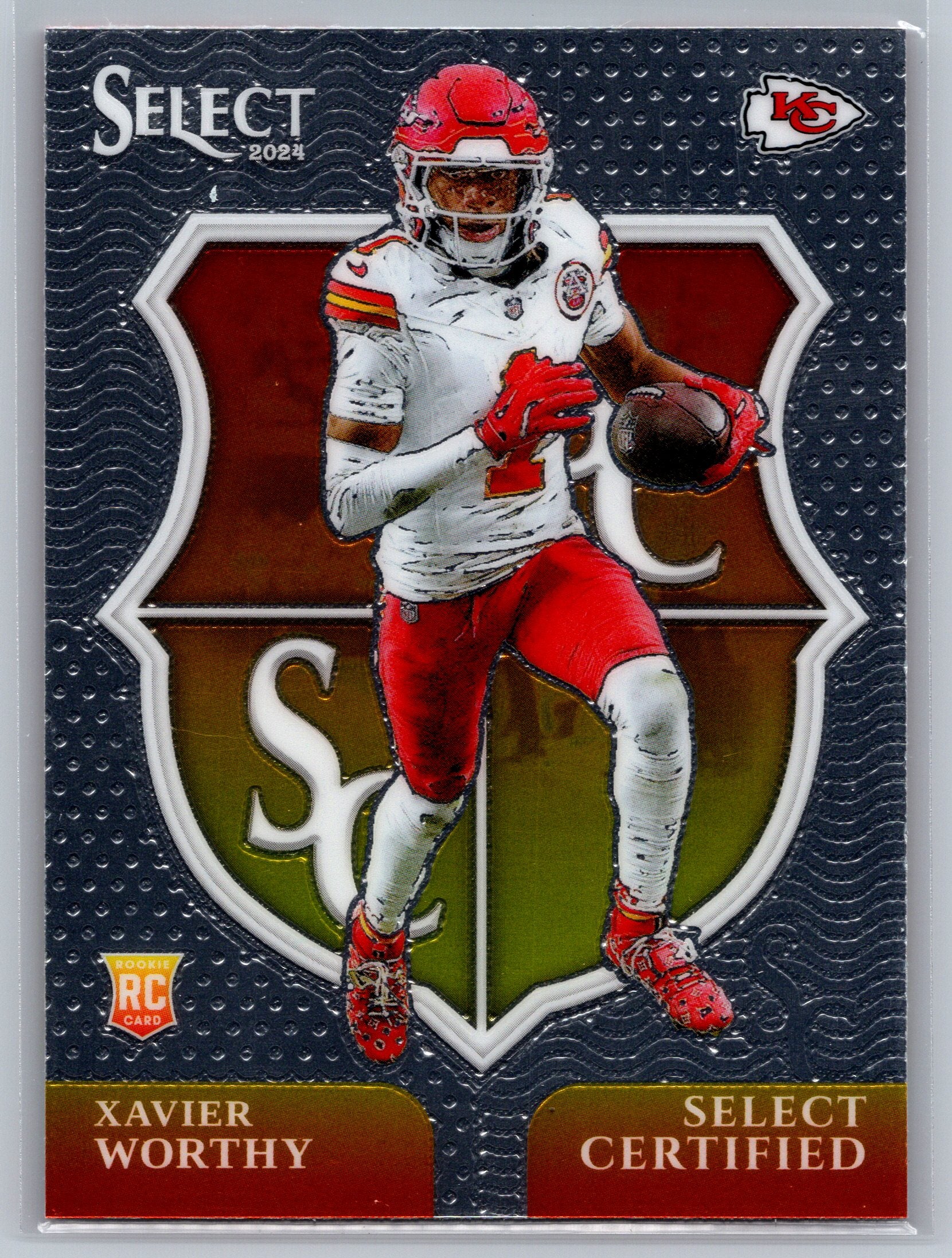 2024 Panini Select Xavier Worthy Certified Rookie Card #8