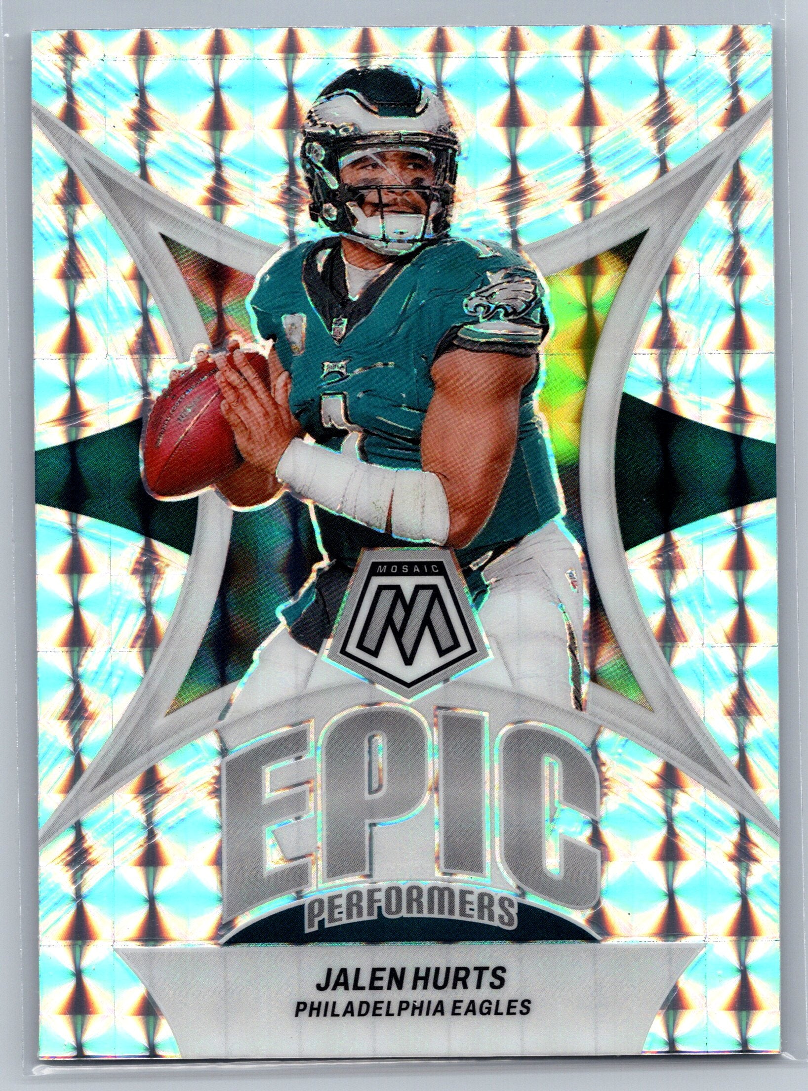 2024 Panini Mosaic Jalen Hurts Mosaic Epic Performers #EP-JH