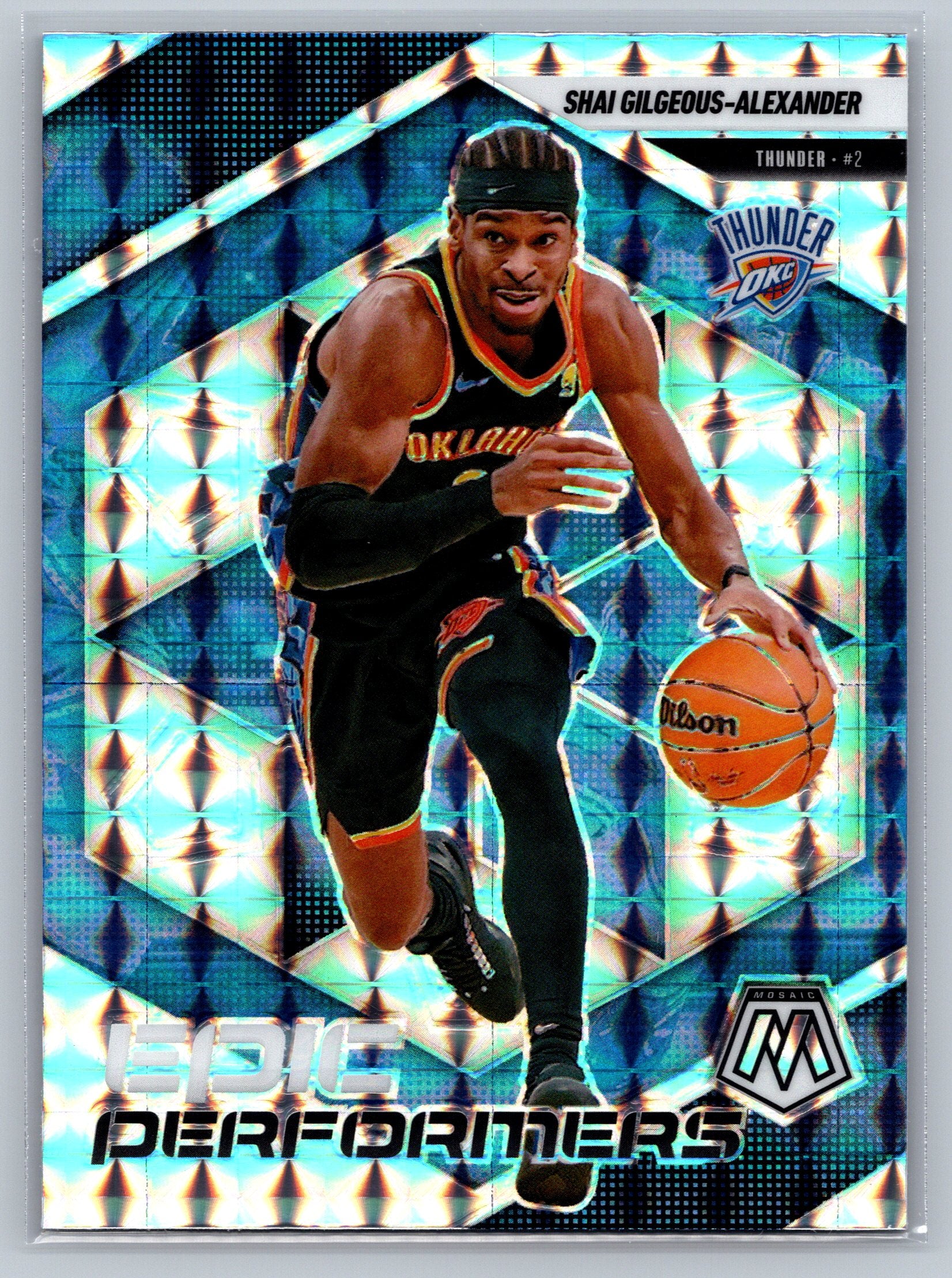 2024 Panini Mosaic Shai Gilgeous-Alexander Mosaic Epic Performers #6
