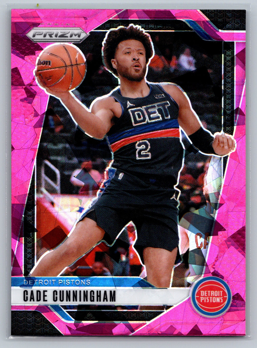 2024 Panini Prizm Cade Cunningham Pink Cracked Ice #41