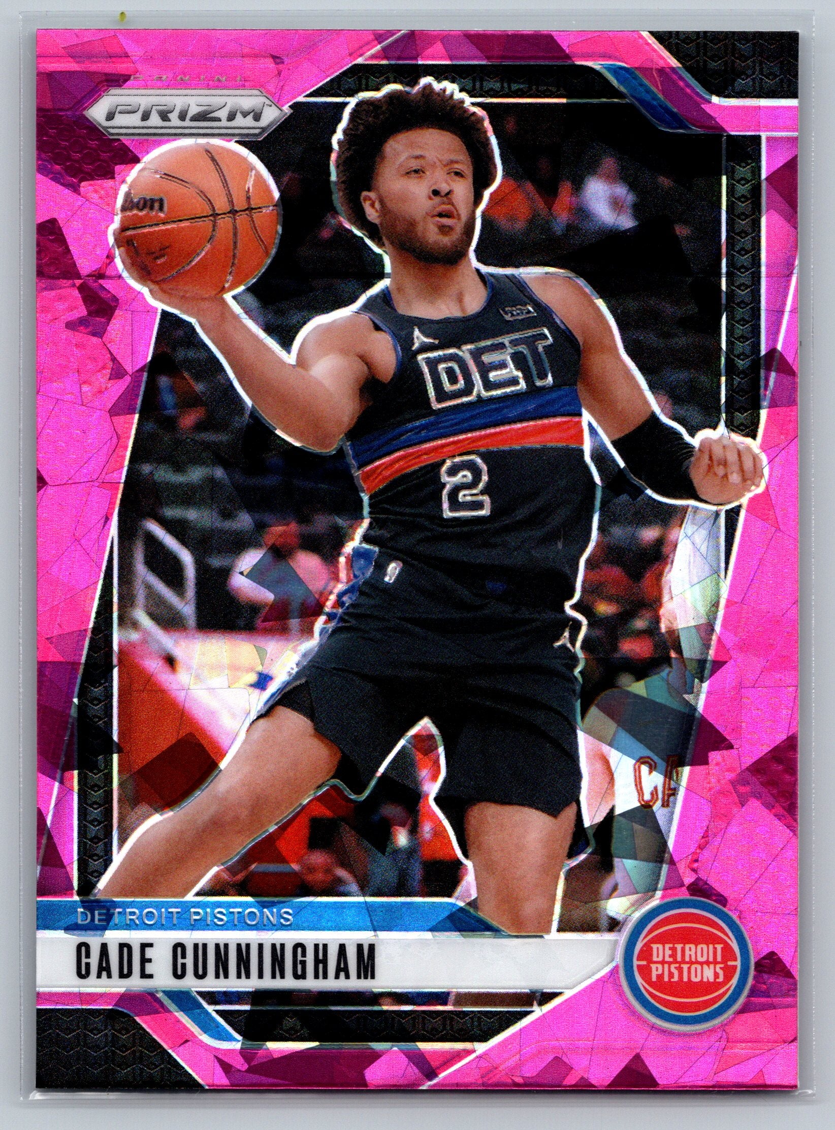 2024 Panini Prizm Cade Cunningham Pink Cracked Ice #41