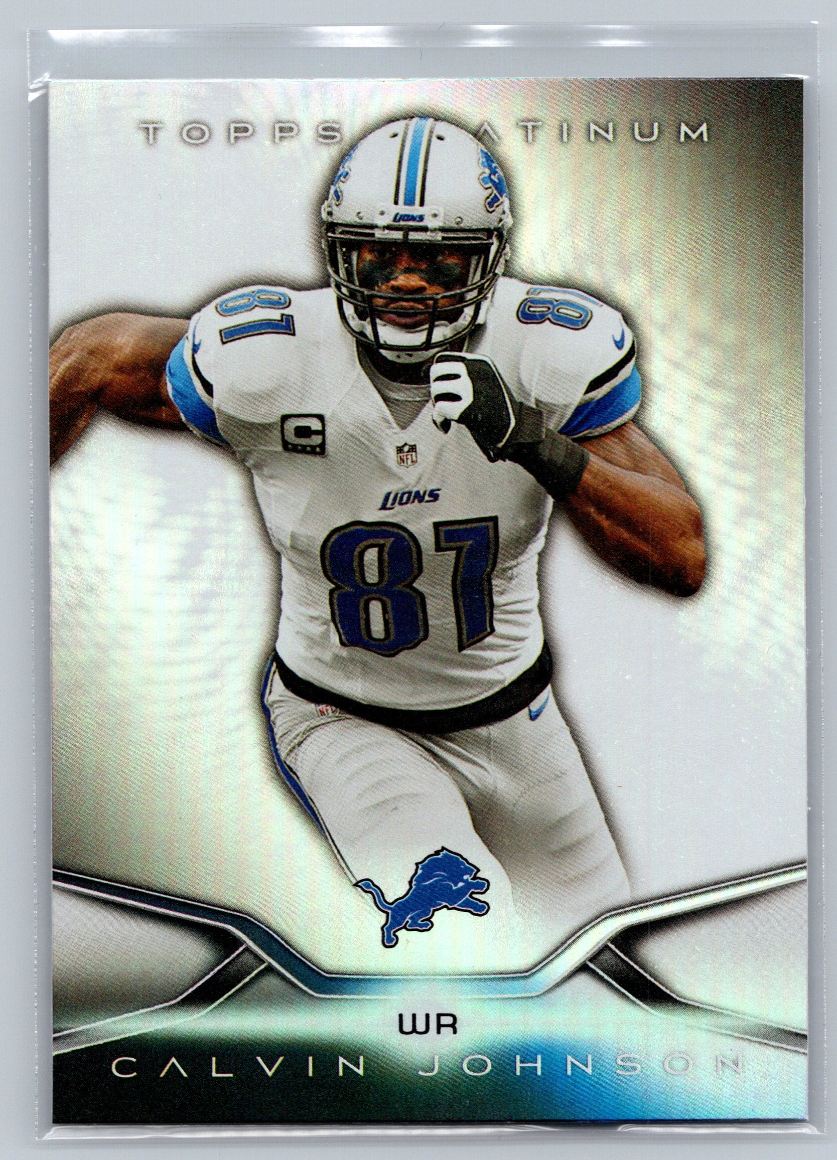 2014 Topps Platinum Calvin Johnson Silver #28