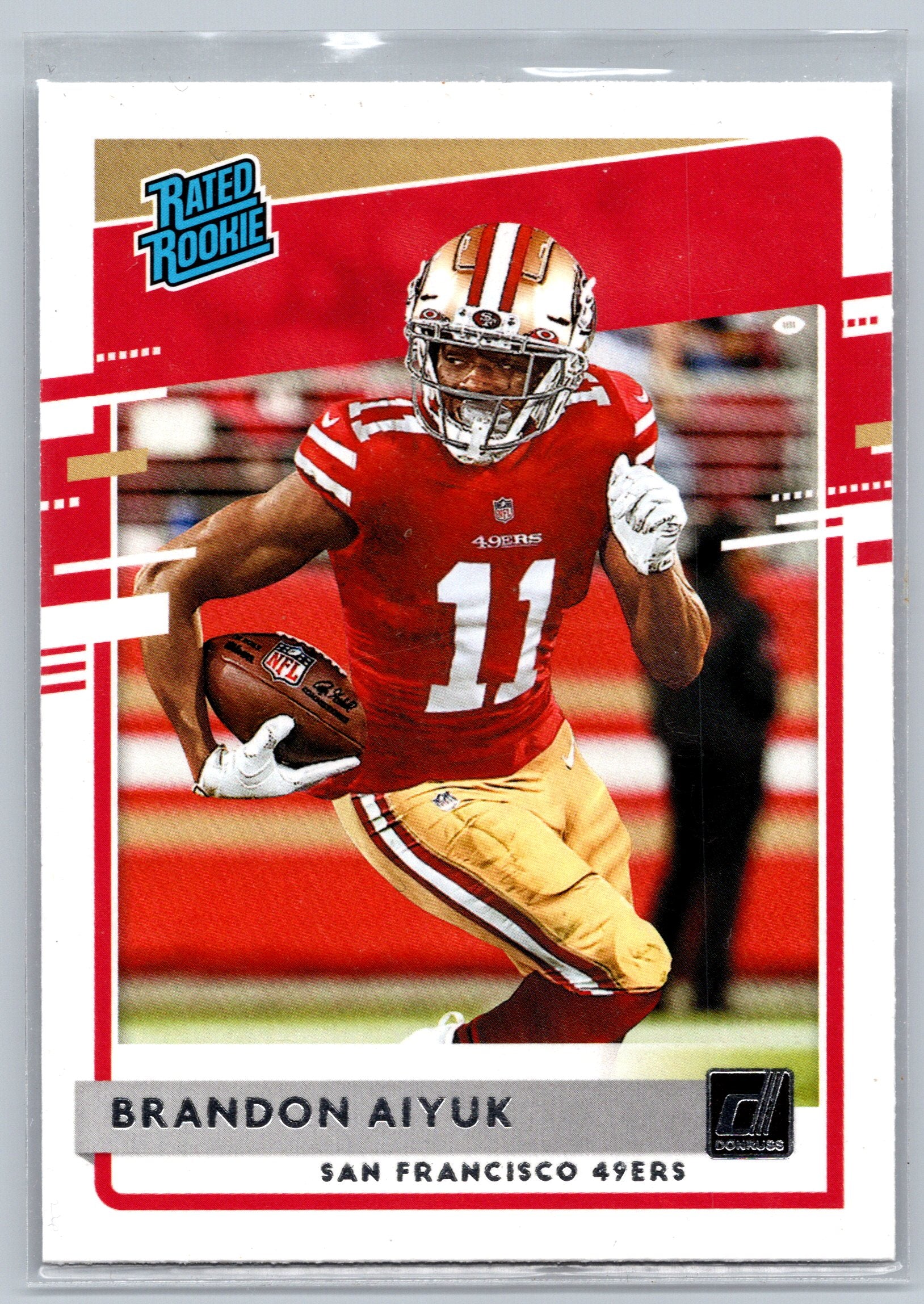 2020 Panini Donruss Brandon Aiyuk Rated Rookie #319