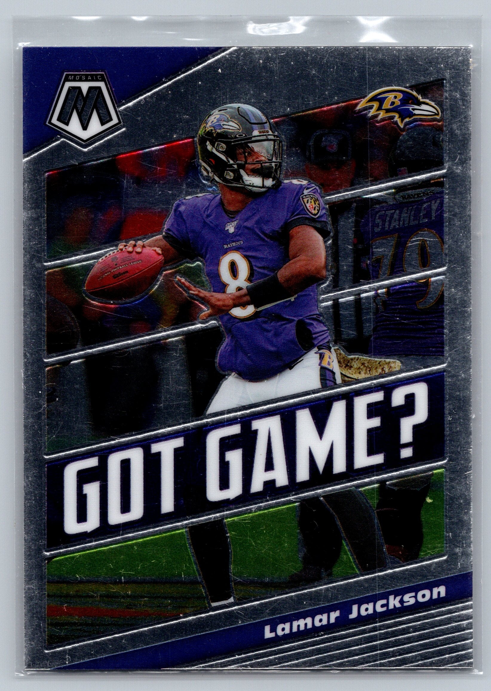 2020 Panini Mosaic Lamar Jackson Got Game #GG24