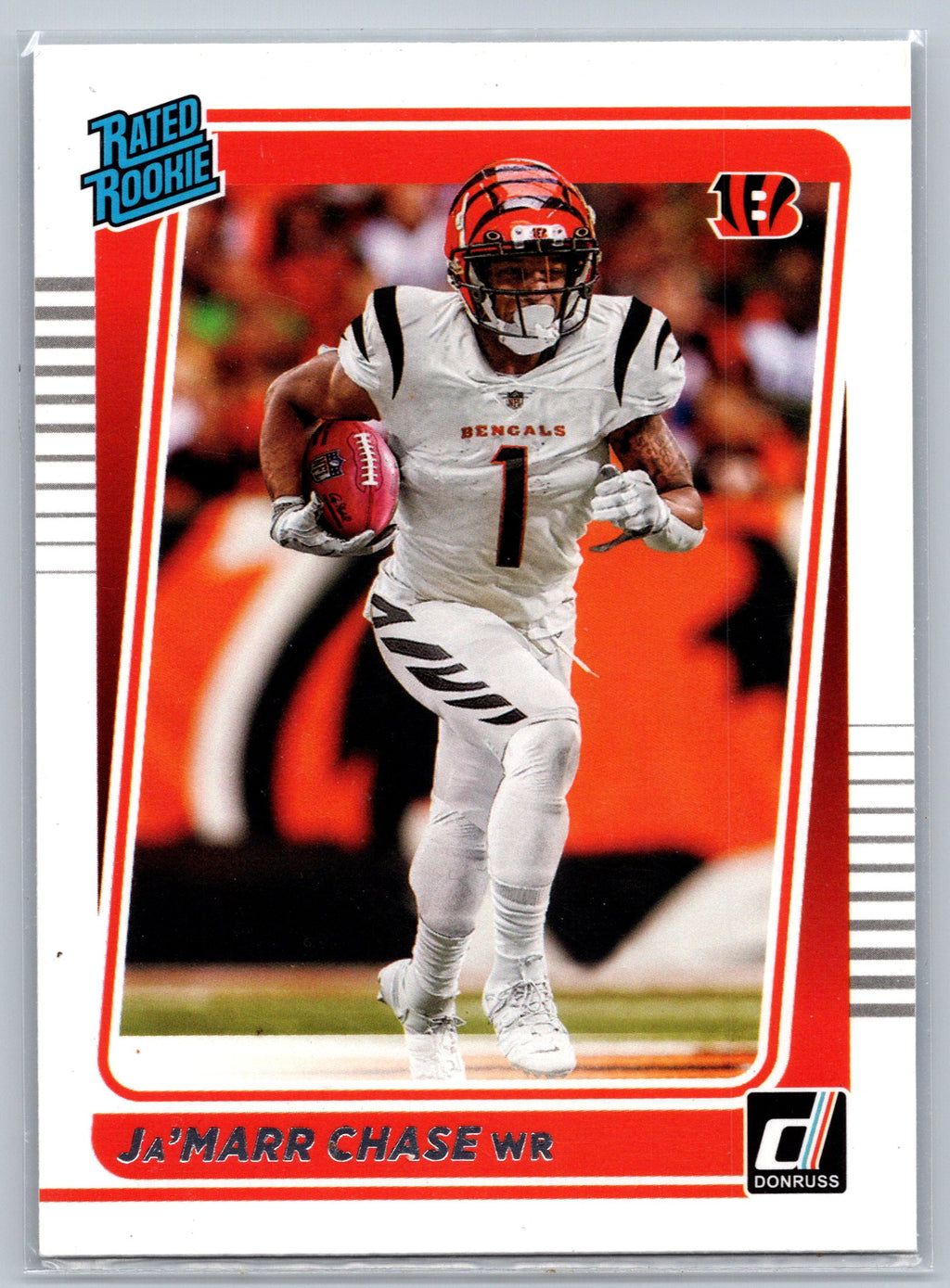 2021 Panini Donruss Ja'Marr Chase Rated Rookie Card #262