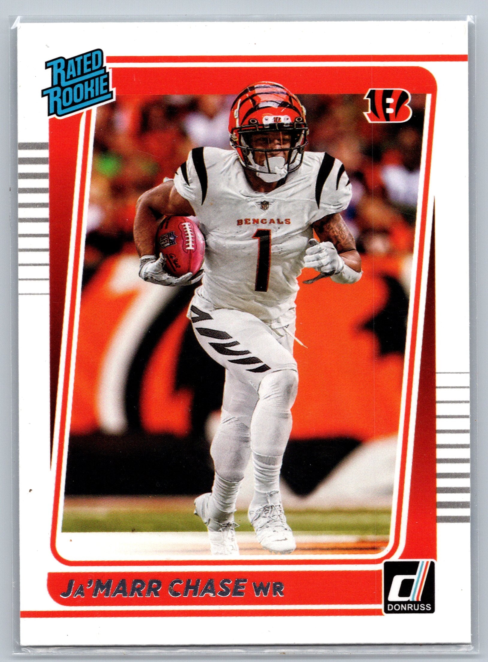 2021 Panini Donruss Ja'Marr Chase Rated Rookie Card #262