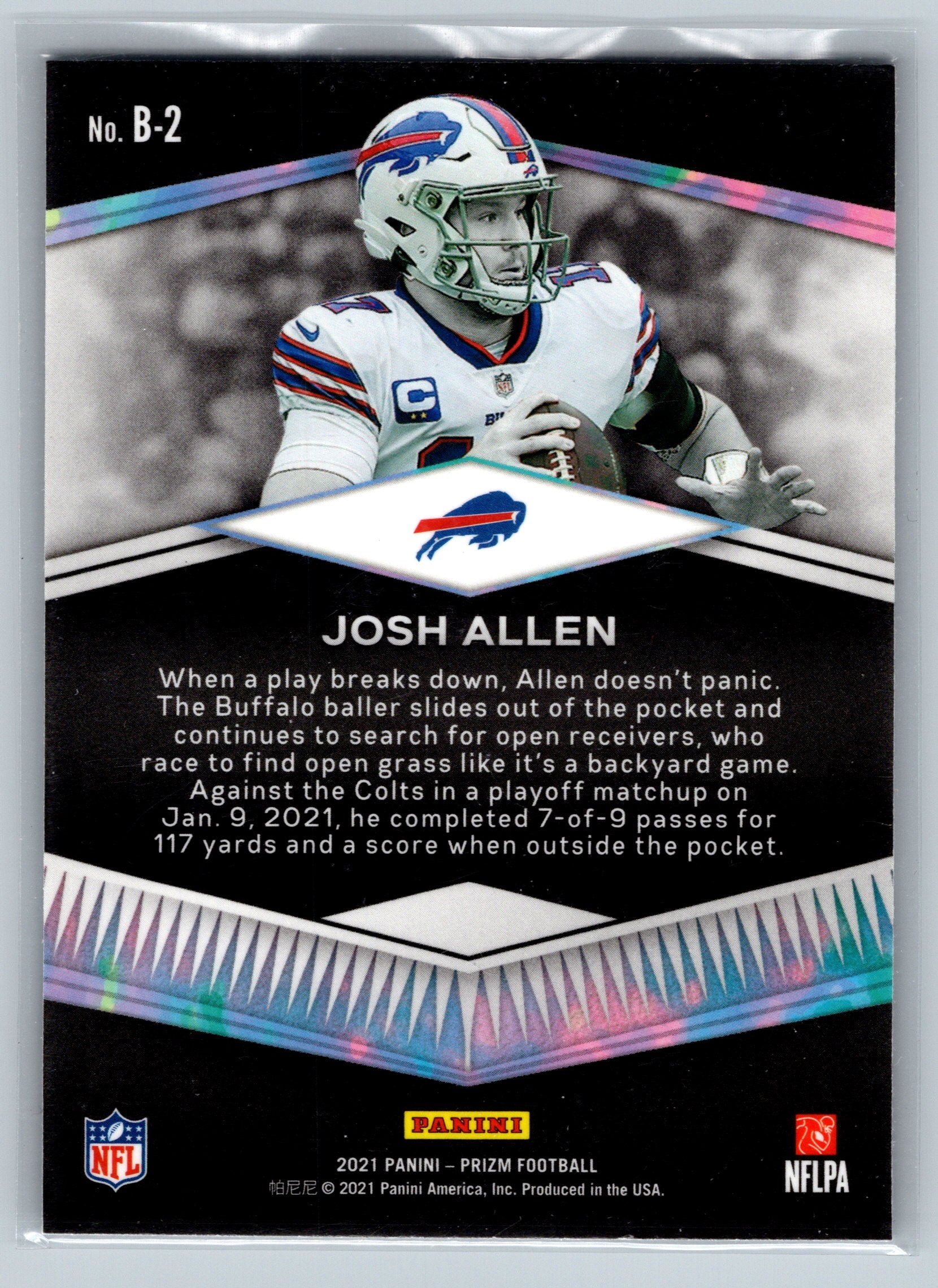 2021 Panini Prizm Josh Allen Brilliance #B-2