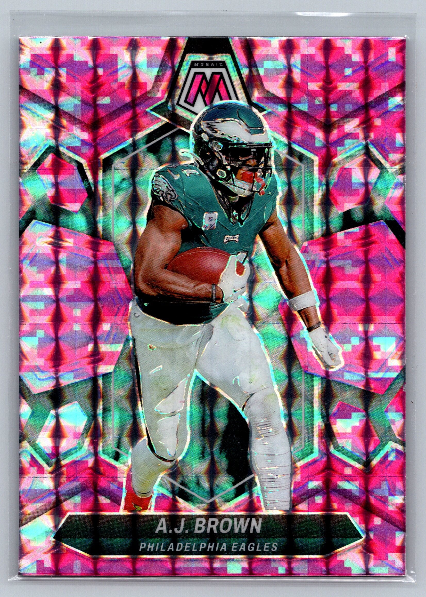 2024 Panini Mosaic AJ Brown Pink Camo #178