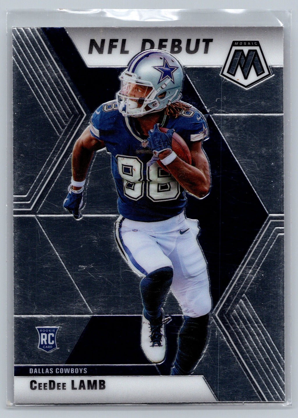 2020 Panini Mosaic Ceedee Lamb NFL Debut Rookie Card #268