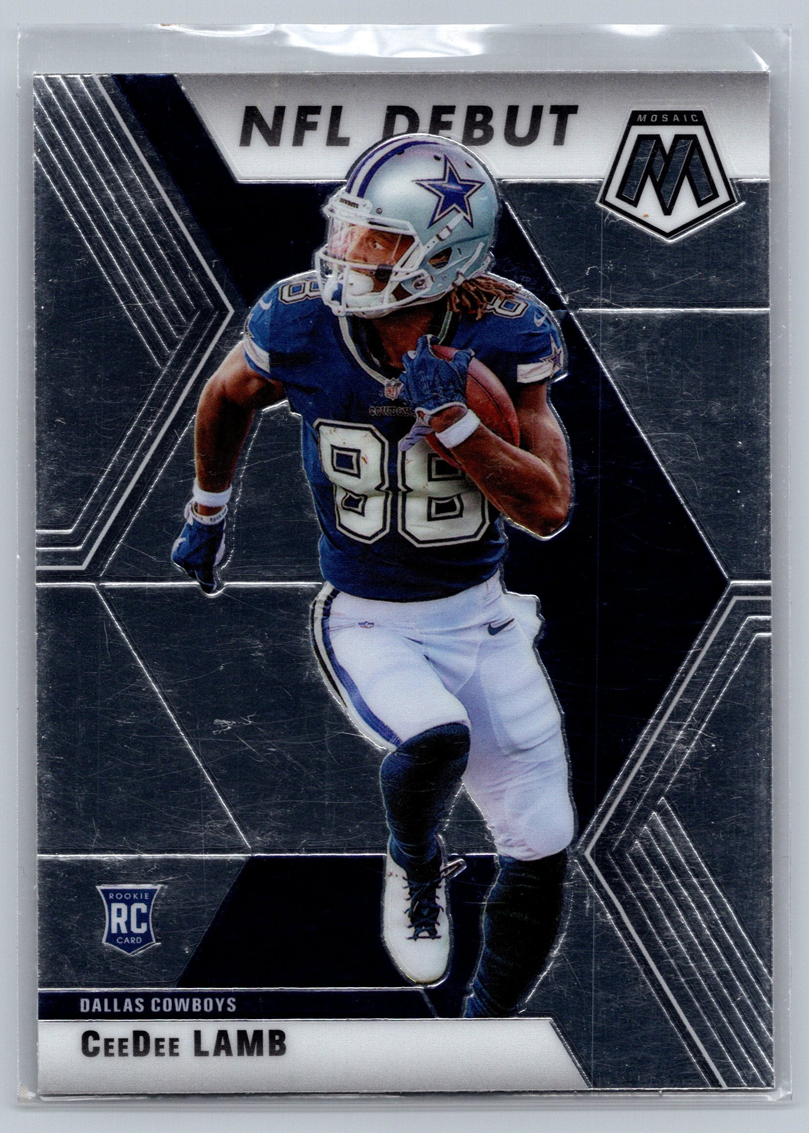 2020 Panini Mosaic Ceedee Lamb NFL Debut Rookie Card #268