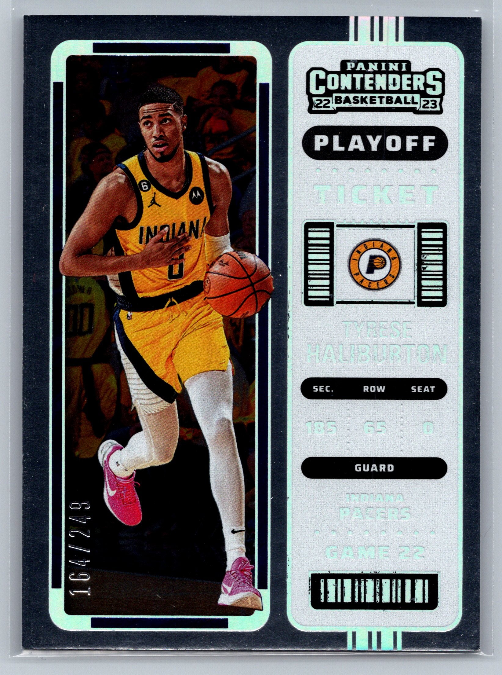 2022 Panini Contenders Tyrese Haliburton Playoff Ticket /199 #32