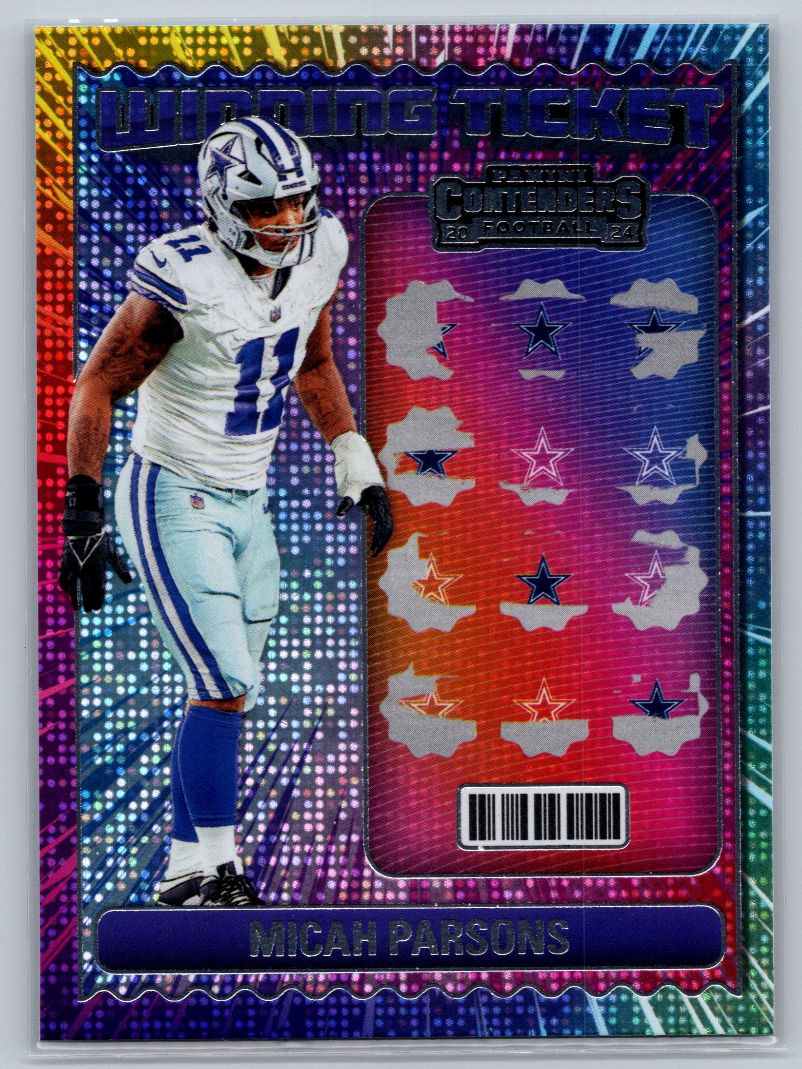 2024 Panini Contenders Micah Parsons Winning Ticket #20