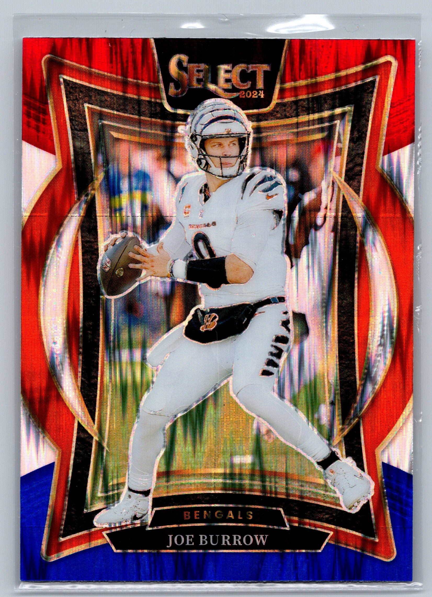 2024 Panini Select Joe Burrow Red Blue Shock Concourse Level #39